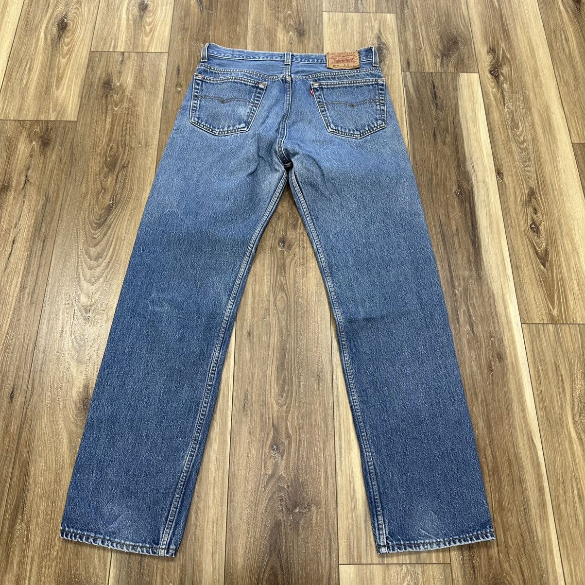 Levi's Vtg 90s Levi’s 501xx STF Jeans USA Tag 35x36 (Actual 32x31) Size US 32 / EU 48 - 2 Thumbnail