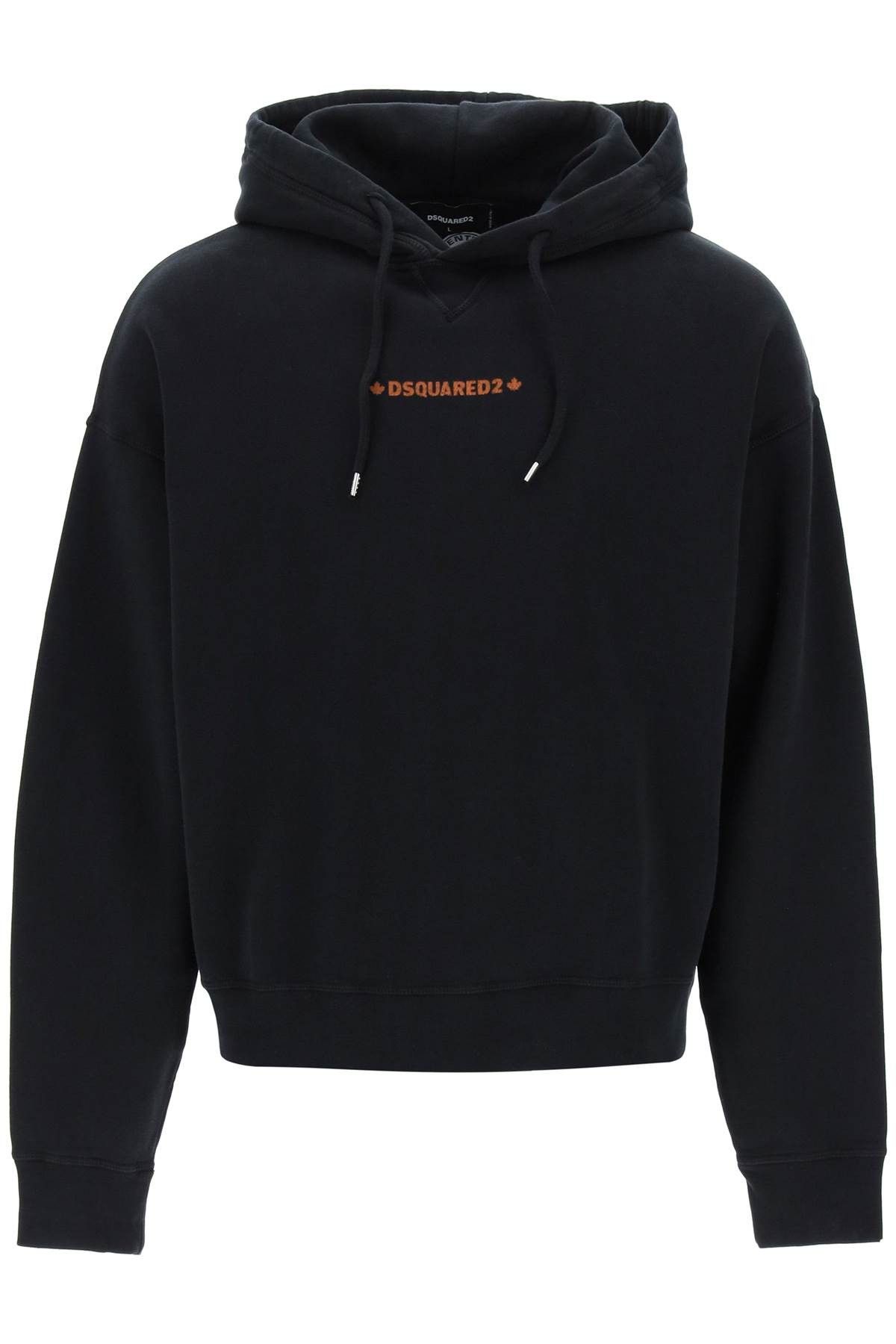 image of Dsquared2 Cipro Fit Hoodie in Black, Men's (Size Medium)