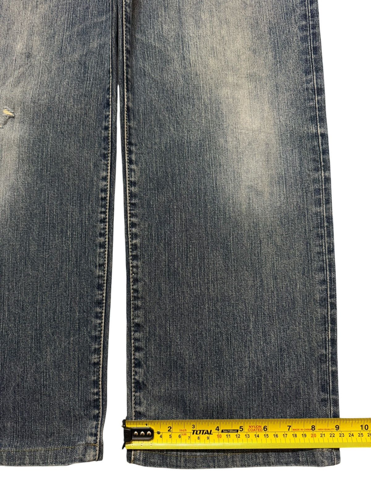 Wrangler Vintage 90s Wrangler Retro Blue Faded Wash Wide Leg Loose Size US 34 / EU 50 - 13 Thumbnail