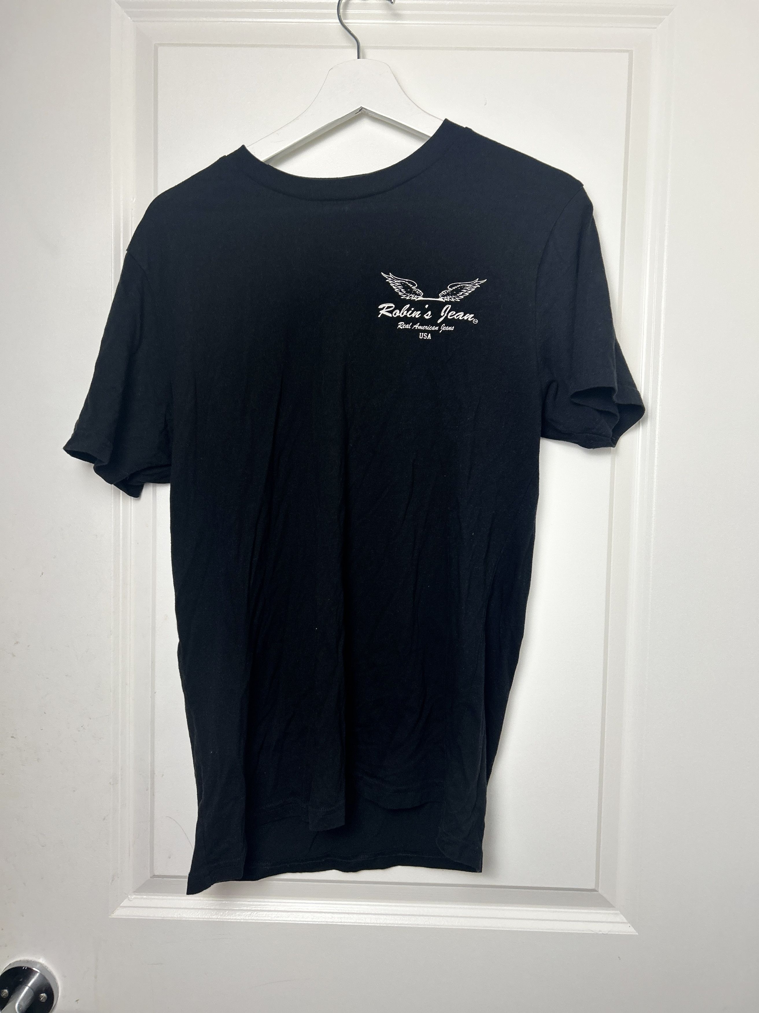 Robins Jeans ROBIN’S LOGO WINGS TEE IN BLACK WHITE Size US M / EU 48-50 / 2 - 1 Thumbnail