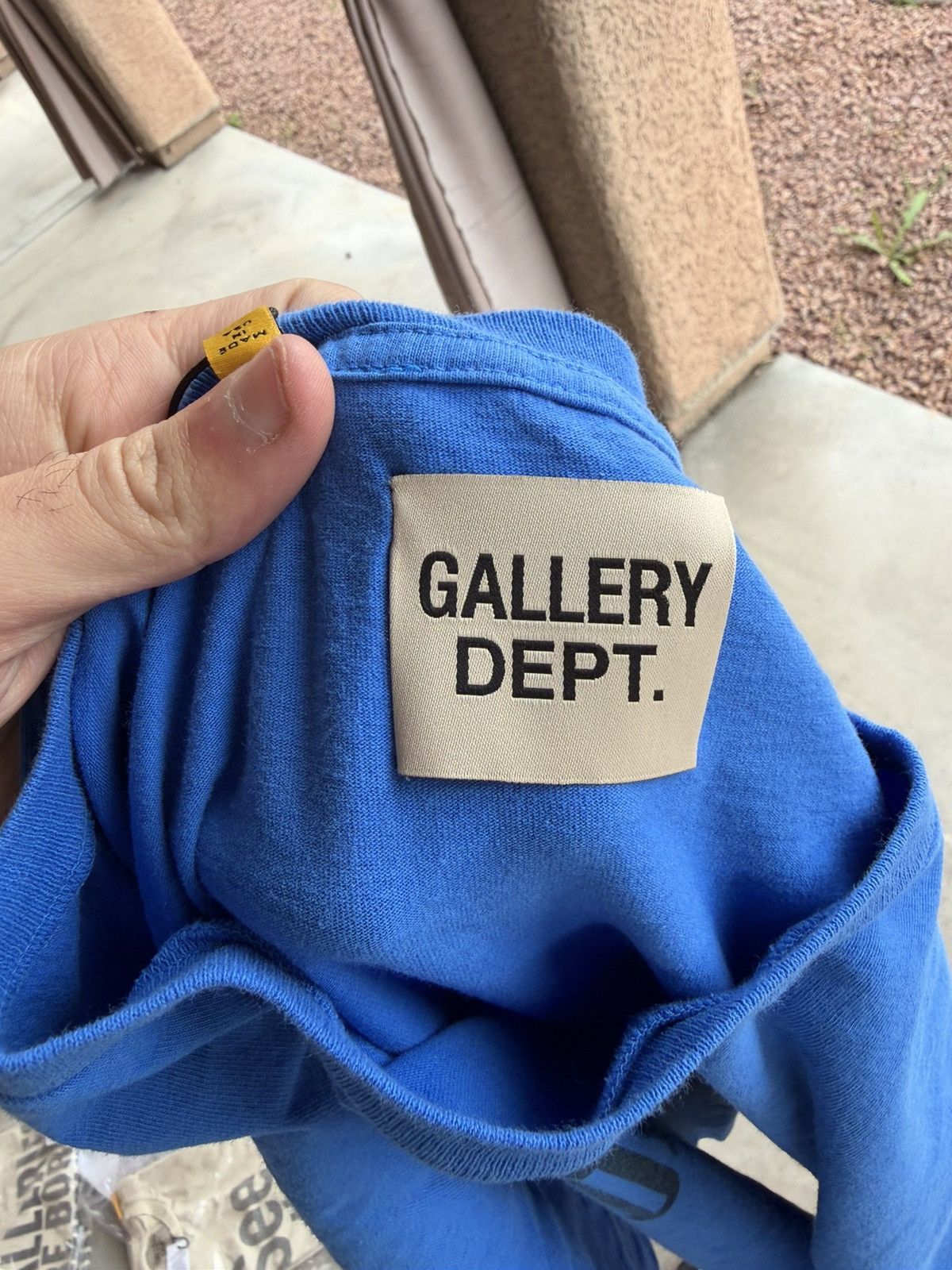 Gallery Dept. Gallery Dept. Gym Logo T-Shirt – Royal Blue – New With Tags Size US L / EU 52-54 / 3 - 7 Thumbnail