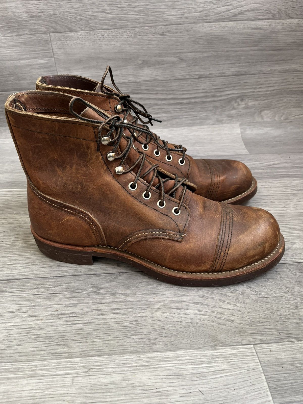 Red Wing Red wing iron ranger cap toe brown leather boots Size US 9 / EU 42 - 7 Thumbnail