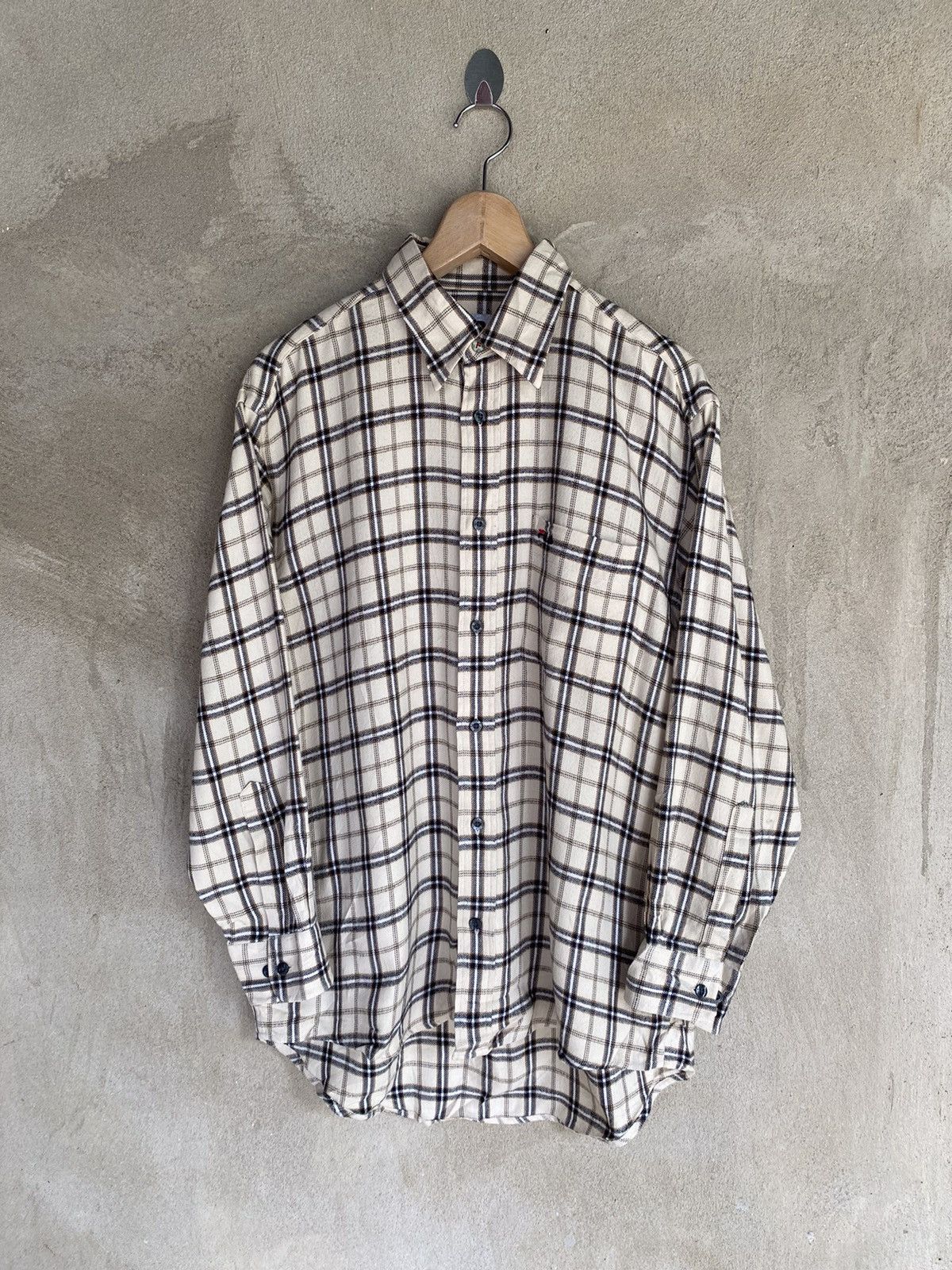 Fila Vintage Fila Plaid Tartan Flannel Shirt Size US L / EU 52-54 / 3 - 2 Thumbnail