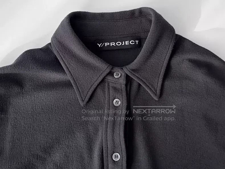Y/Project Y/Project Dark avant-garde deconstructed collar shirt dres Size S / US 4 / IT 40 - 7 Thumbnail
