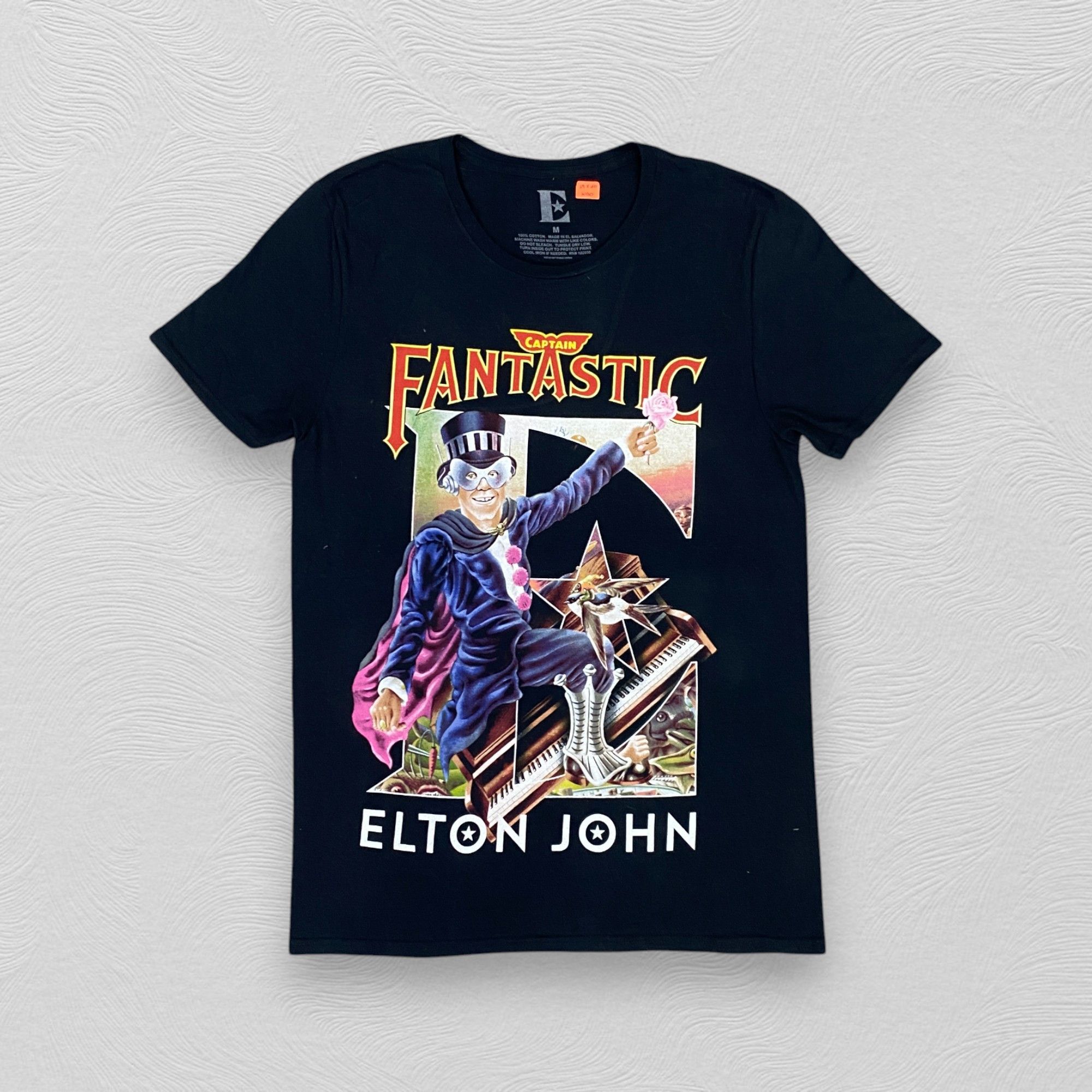Band Tees Vintage Elton John Rocketman Circle Point T-Shirt - H100 Size US M / EU 48-50 / 2 - 1 Thumbnail