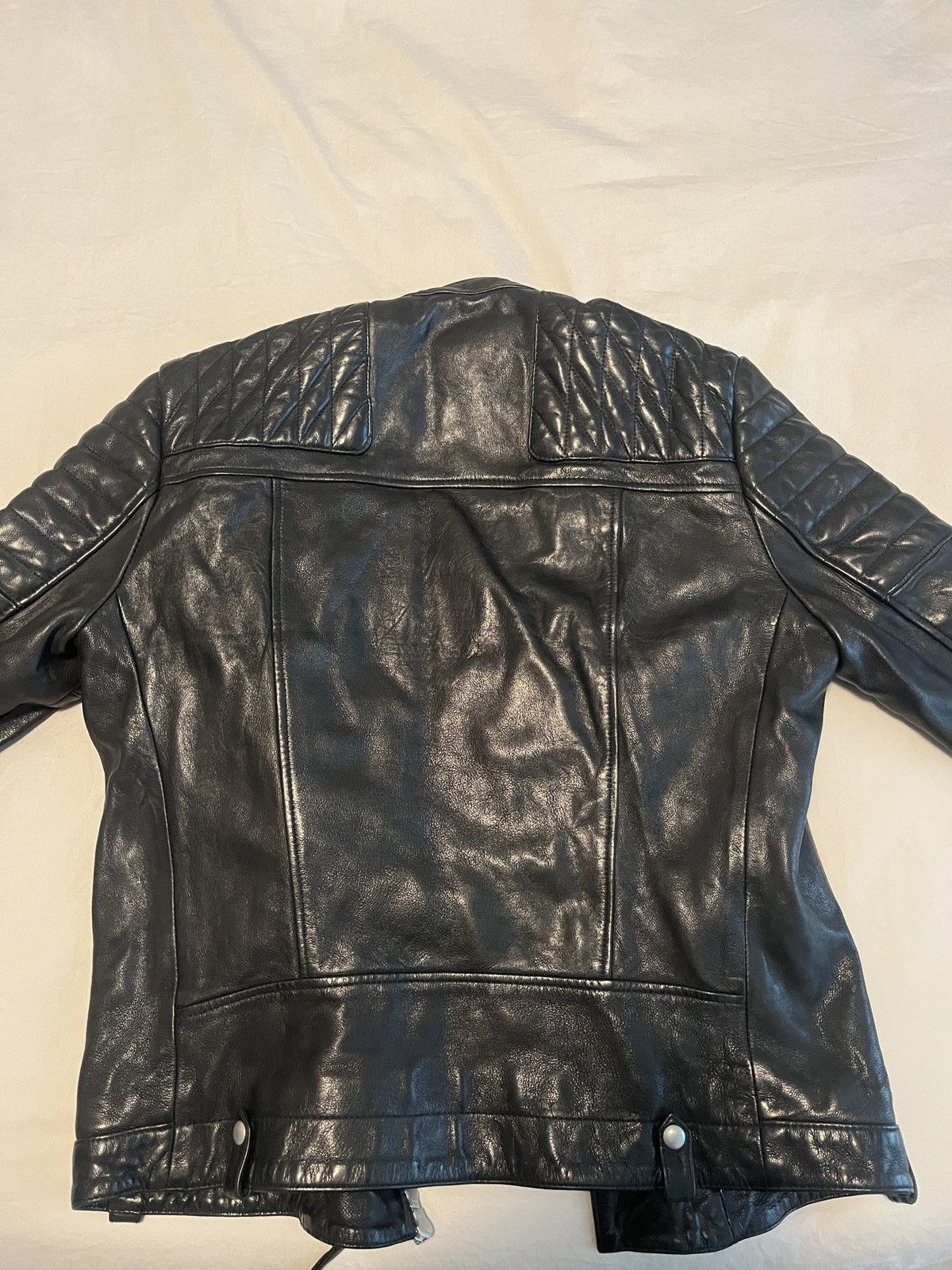 Allsaints AllSaints Padded Moto Leather Jacket Size US M / EU 48-50 / 2 - 7 Thumbnail