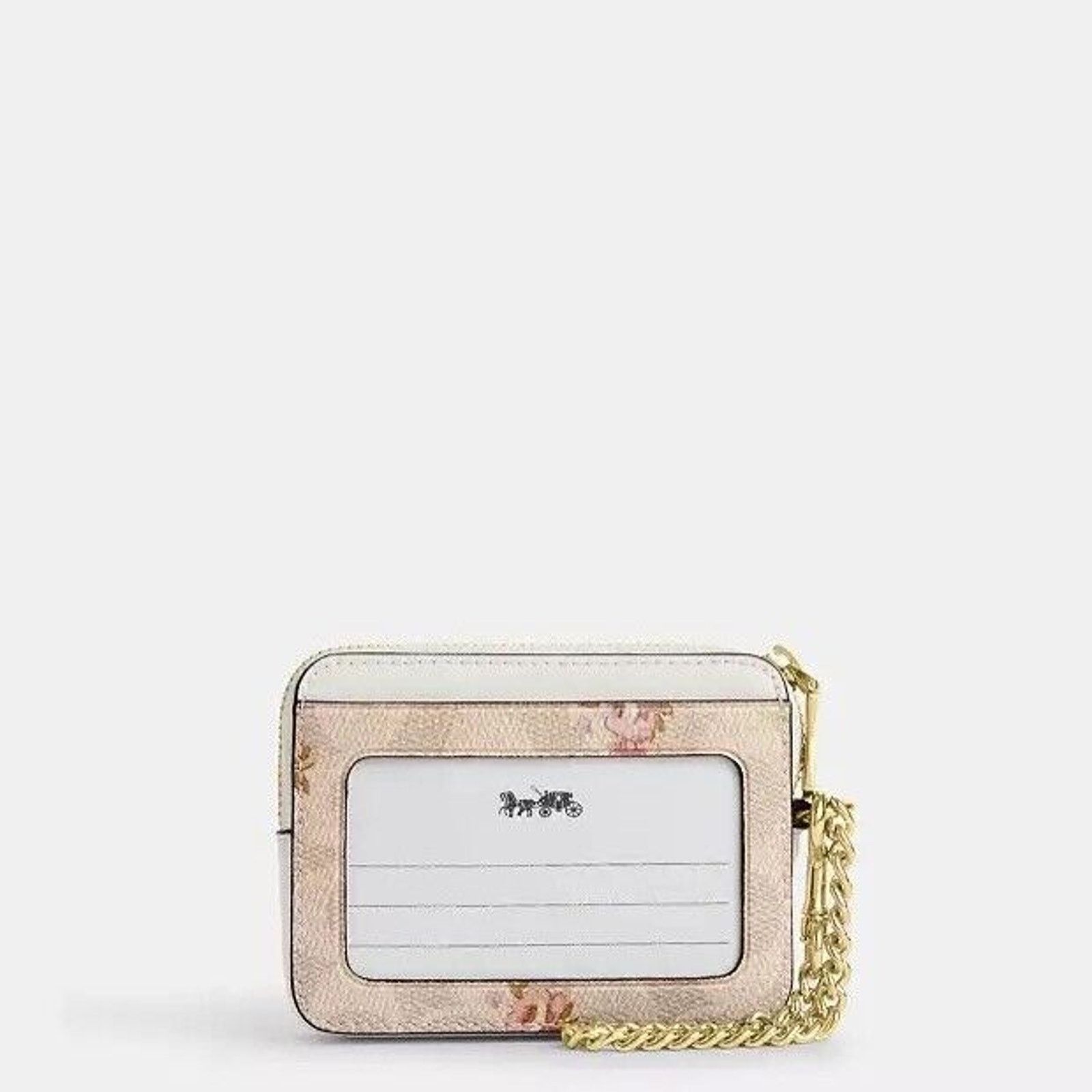 Coach NWT Coach Zip Card Case In Signature Floral Print CAR25 Size ONE SIZE - 6 Thumbnail