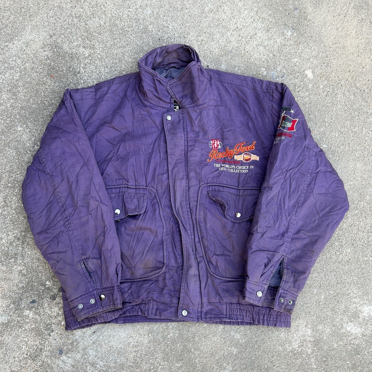 Vintage Rocky Ford Bomber Jacket Size US S / EU 44-46 / 1 - 1 Thumbnail