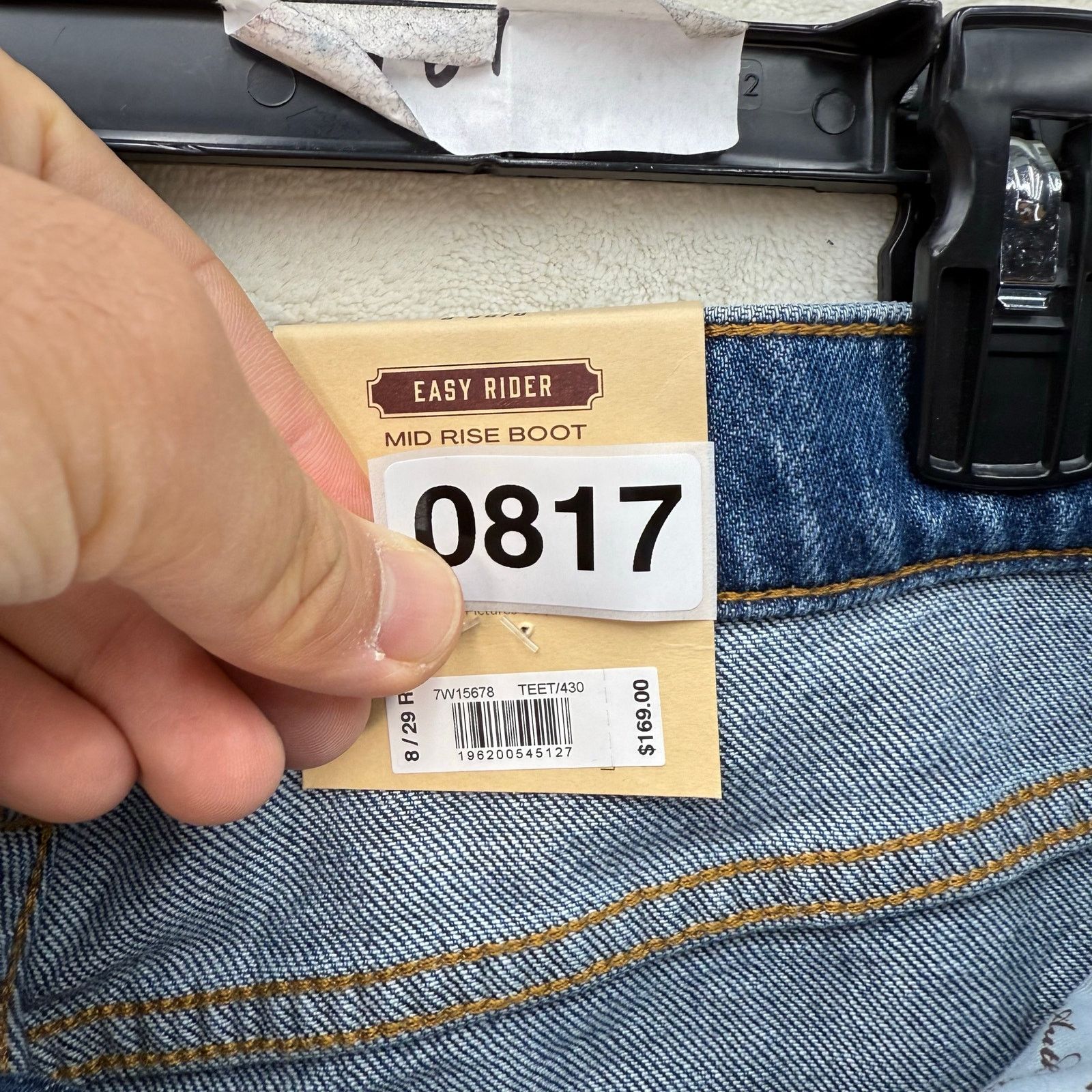 Lucky Brand LUCKY BRAND X YELLOWSTONE WOMEN'S 8/29R TEETER WASH EASY RID Size 30" / US 8 / IT 44 - 6 Thumbnail