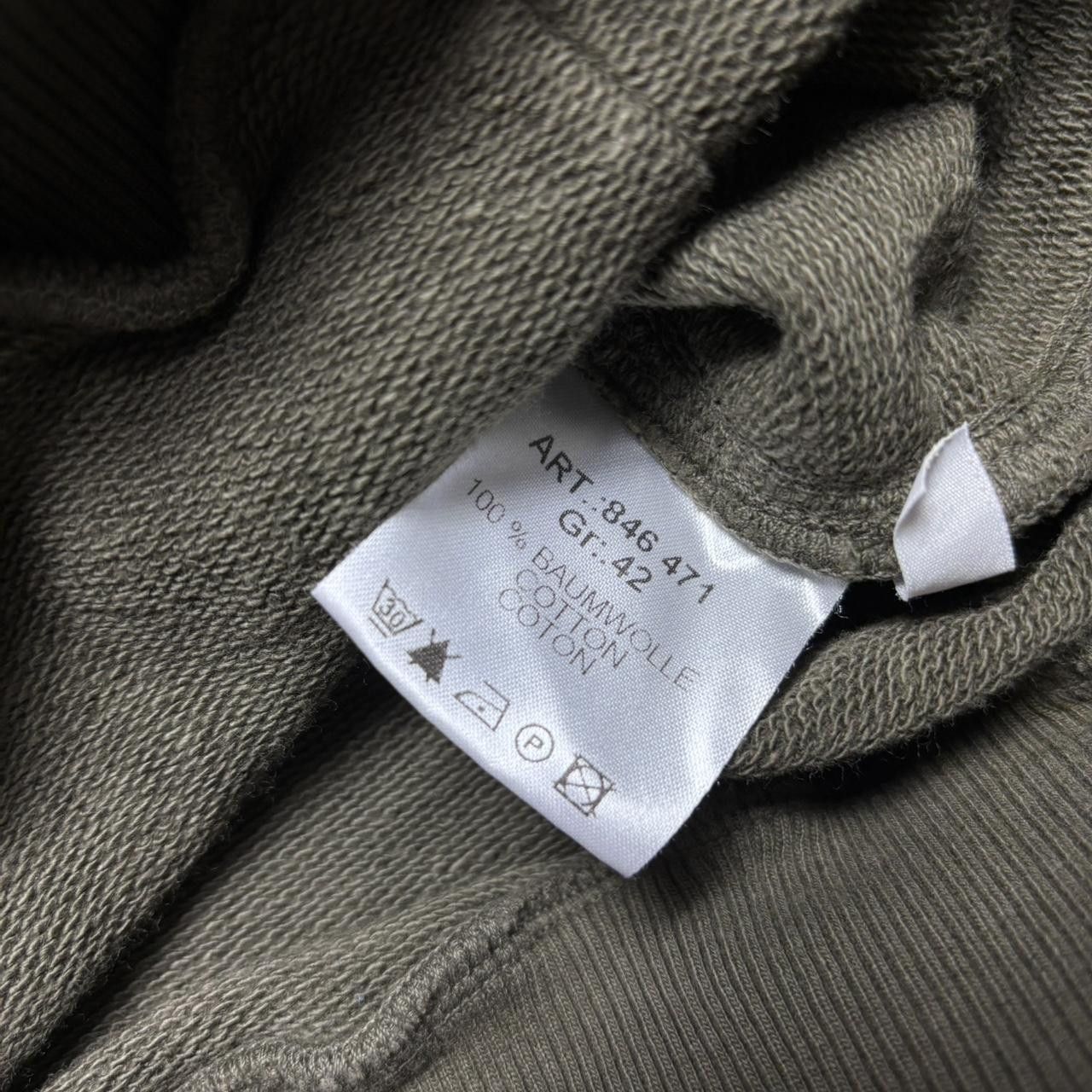 Japanese Brand 90s Embroidered Zip Hoodie Khaki M Size US M / EU 48-50 / 2 - 7 Thumbnail
