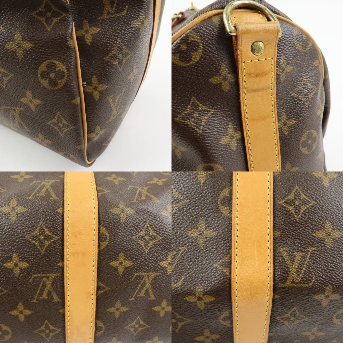 Louis Vuitton Louis Vuitton Monogram Keepall Bandouliere 50 Duffle Bag Size ONE SIZE - 6 Thumbnail
