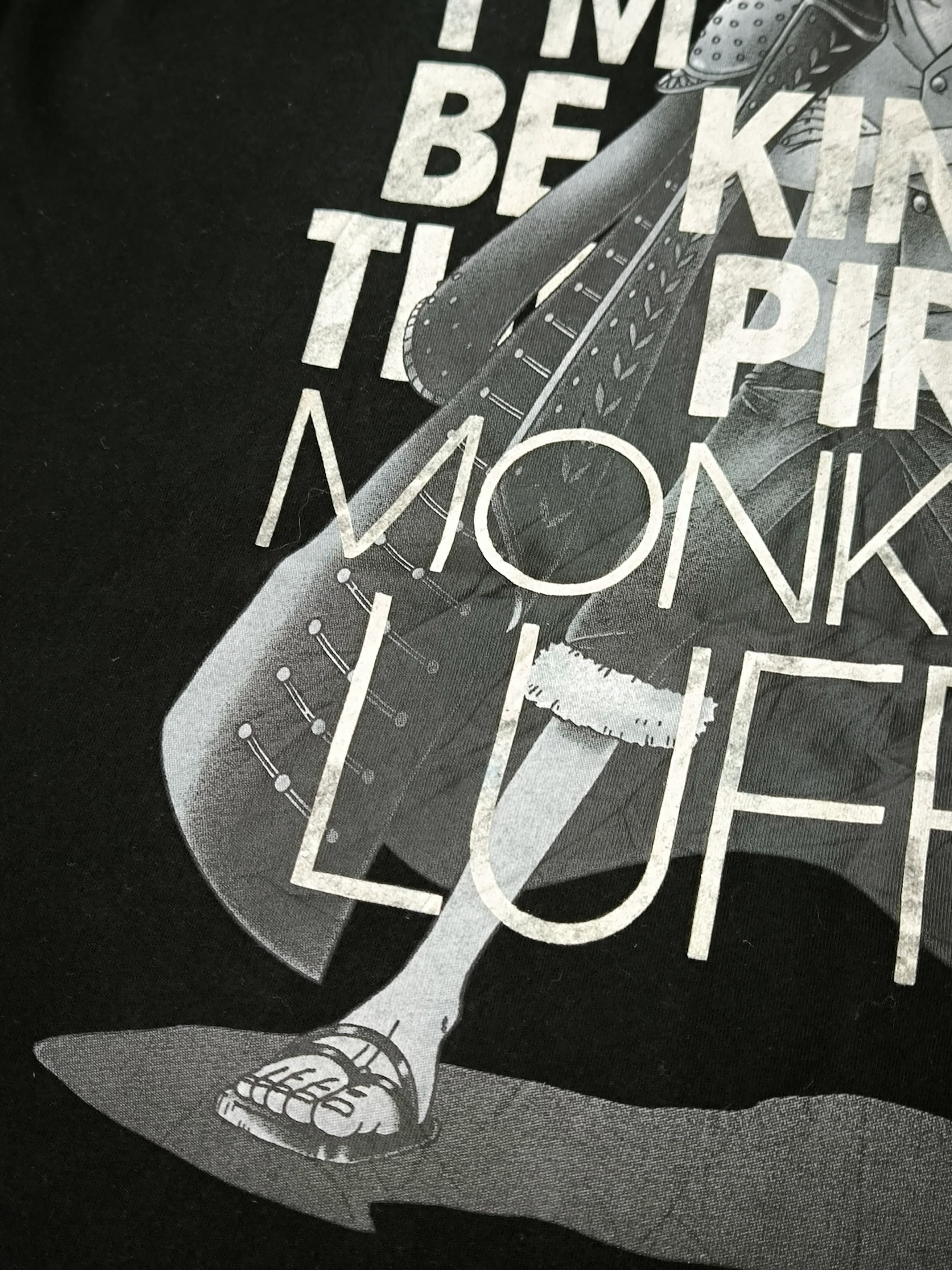 Anime One Piece "I'm gonna be King of the Pirates" Monkey Luffy Size US L / EU 52-54 / 3 - 8 Thumbnail