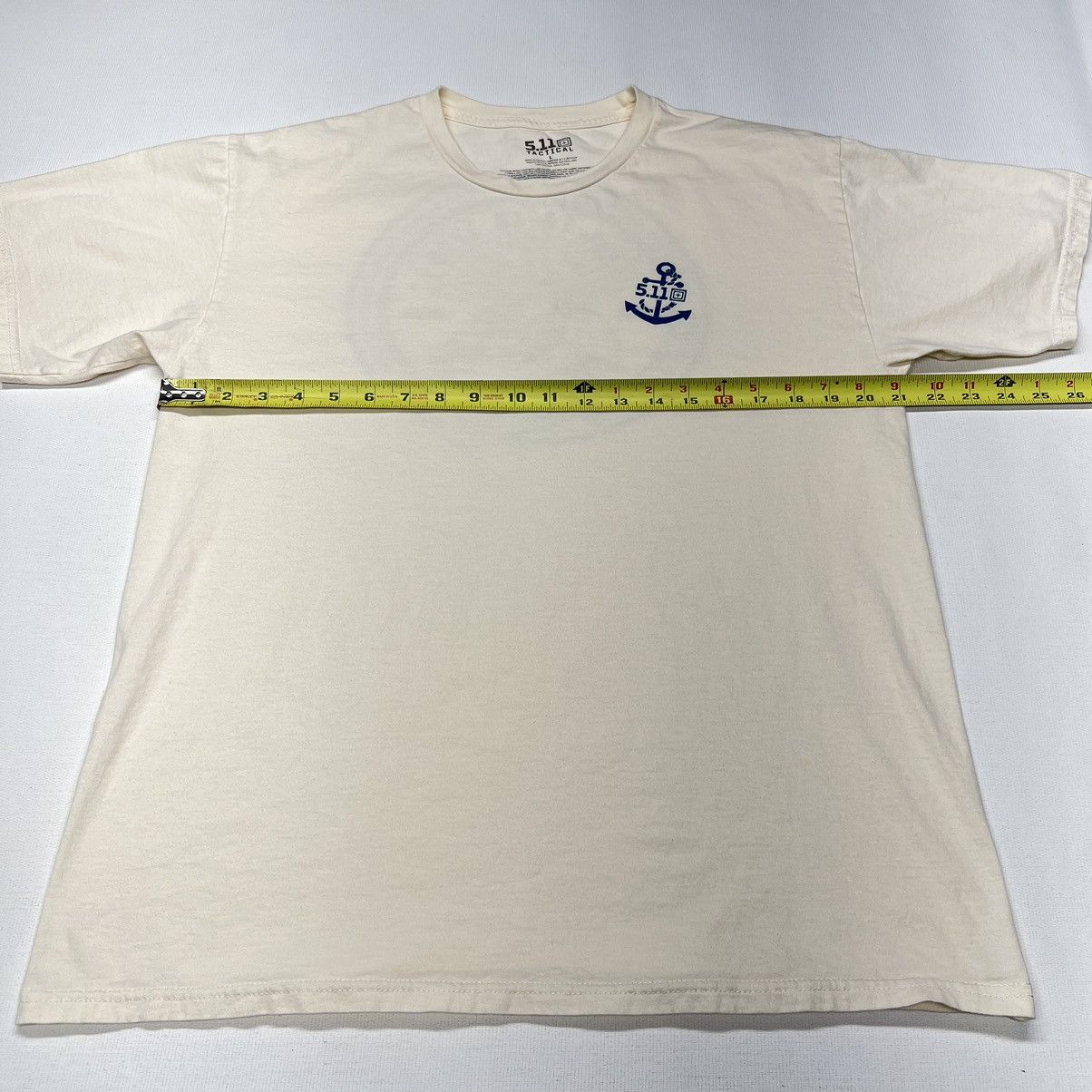 5.11 5.11 Tactical Tee Shirt Ivory Graphic USA Patriotic Anchor Size US L / EU 52-54 / 3 - 11 Thumbnail
