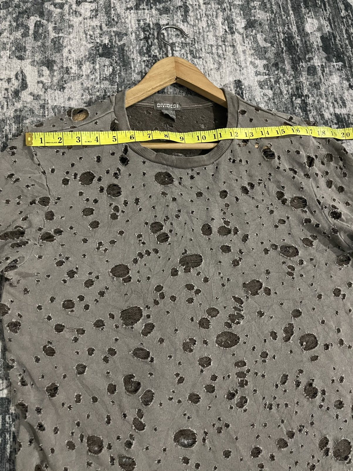 Vintage Vintage h&m Distressed brown longsleeve Tshirt Size US M / EU 48-50 / 2 - 16 Thumbnail