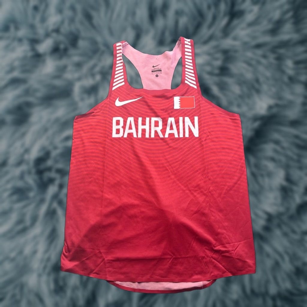 Nike Nike Pro Elite Singlet Track & Field Bahrain Official Small Red Womens Size S / US 4 / IT 40 - 1 Thumbnail