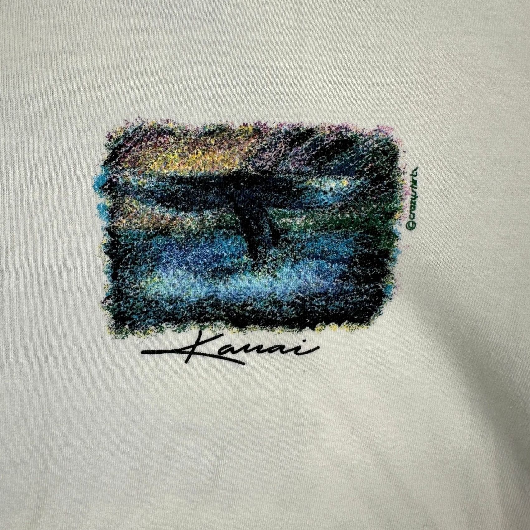 Vintage VINTAGE Crazy Shirts Hawaii T-Shirt Tee Men XL White Crewneck Casual Made IN USA Size US XL / EU 56 / 4 - 6 Thumbnail