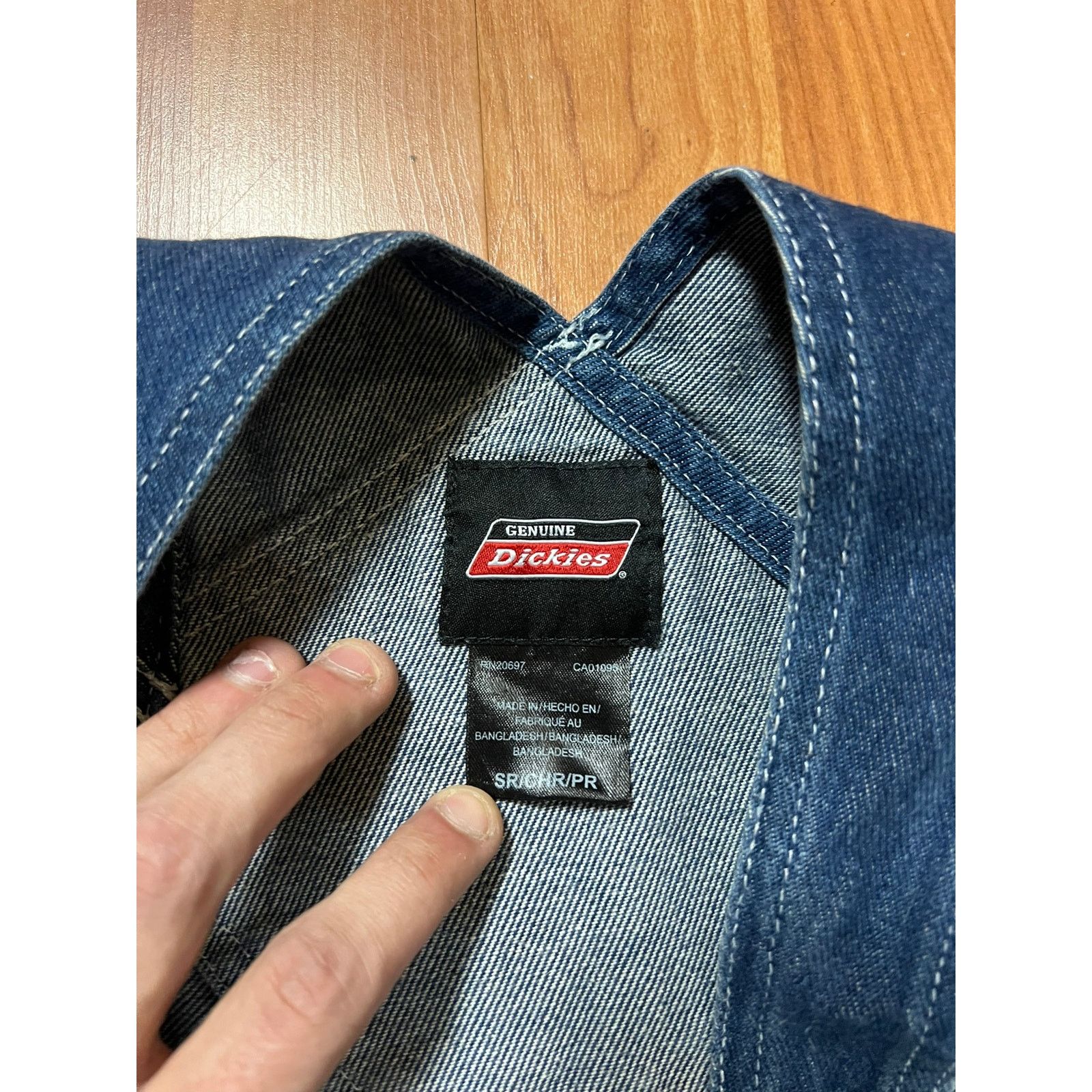 Vintage Dickies Overalls Carpenter Genuine Denim Blue Workwear VTG S Size US S / EU 44-46 / 1 - 7 Thumbnail