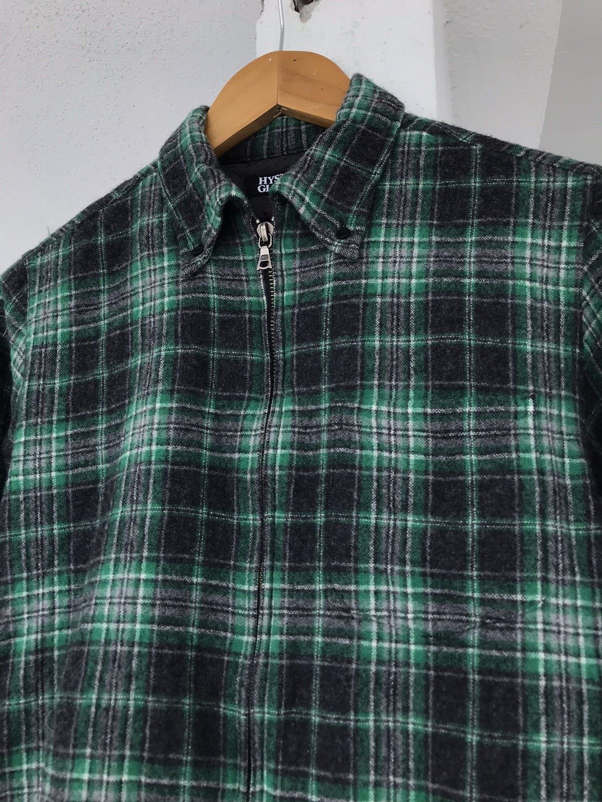 Hysteric Glamour Hysteric Glamour Wool Plaid Zipper Jacket Size US S / EU 44-46 / 1 - 7 Thumbnail
