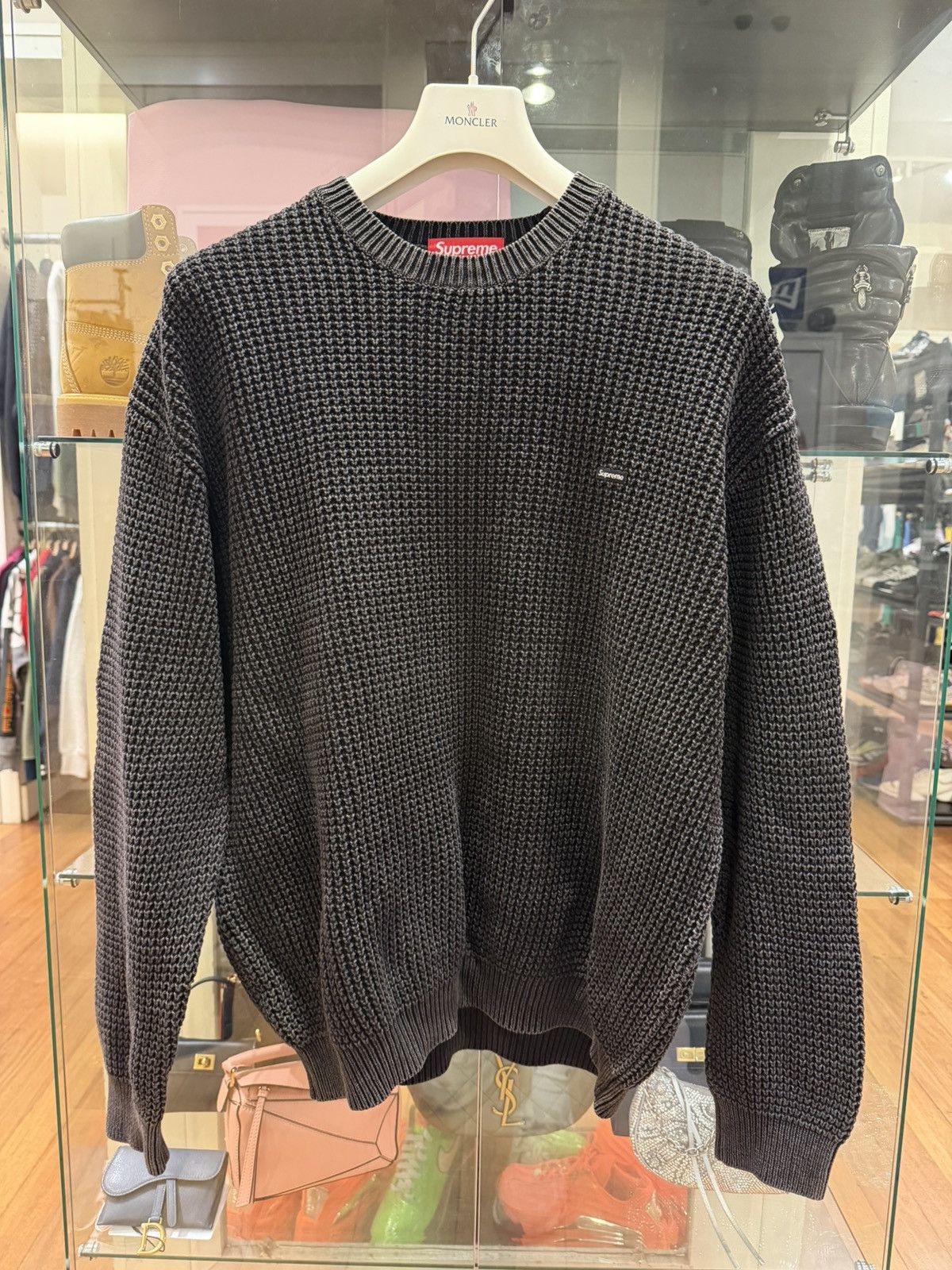 Supreme Supreme Blurred Logo Sweater Black XXL | Grailed