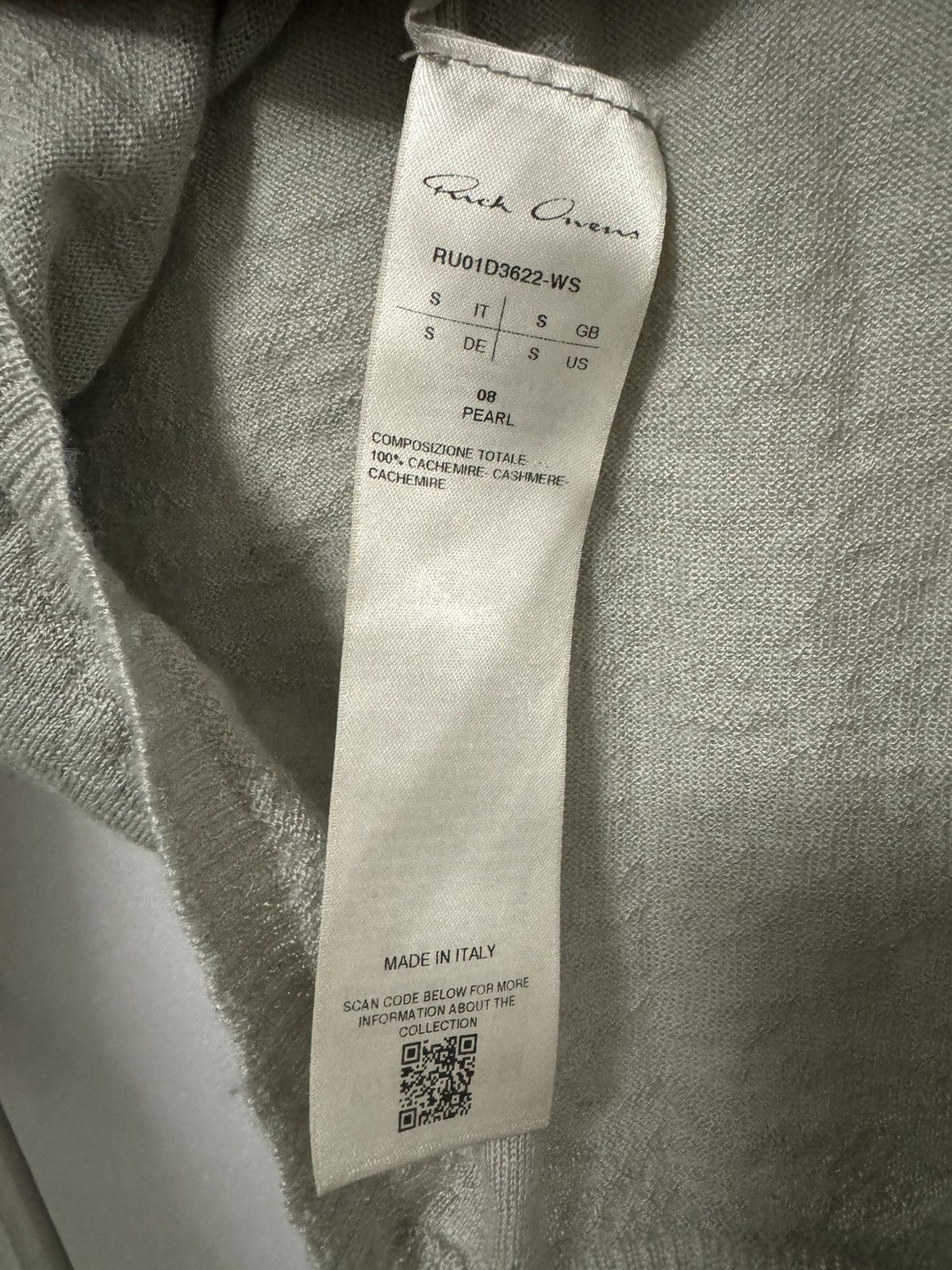 Rick Owens Cashmere Knit Size US S / EU 44-46 / 1 - 6 Thumbnail