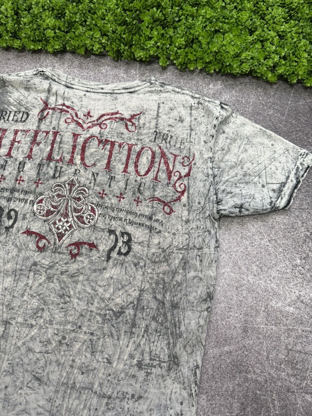 Affliction Vintage Y2K Affliction Reversible Tee Shirt Size US M / EU 48-50 / 2 - 21 Thumbnail