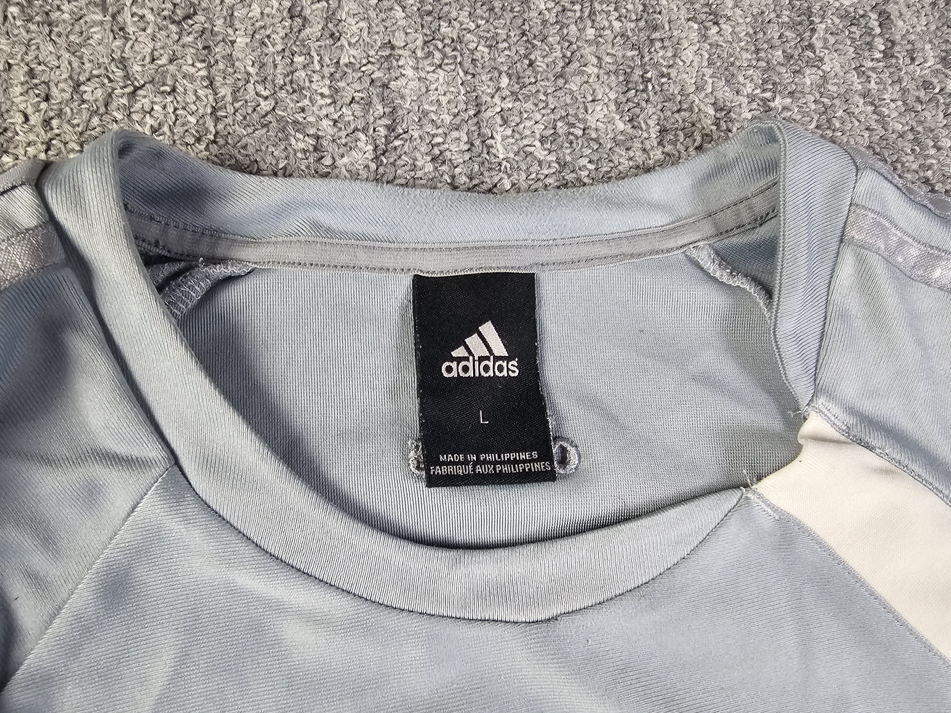 Adidas Adidas Beckham Predator Dragon Embroidered Gray Jersey 2005 Size US L / EU 52-54 / 3 - 4 Thumbnail