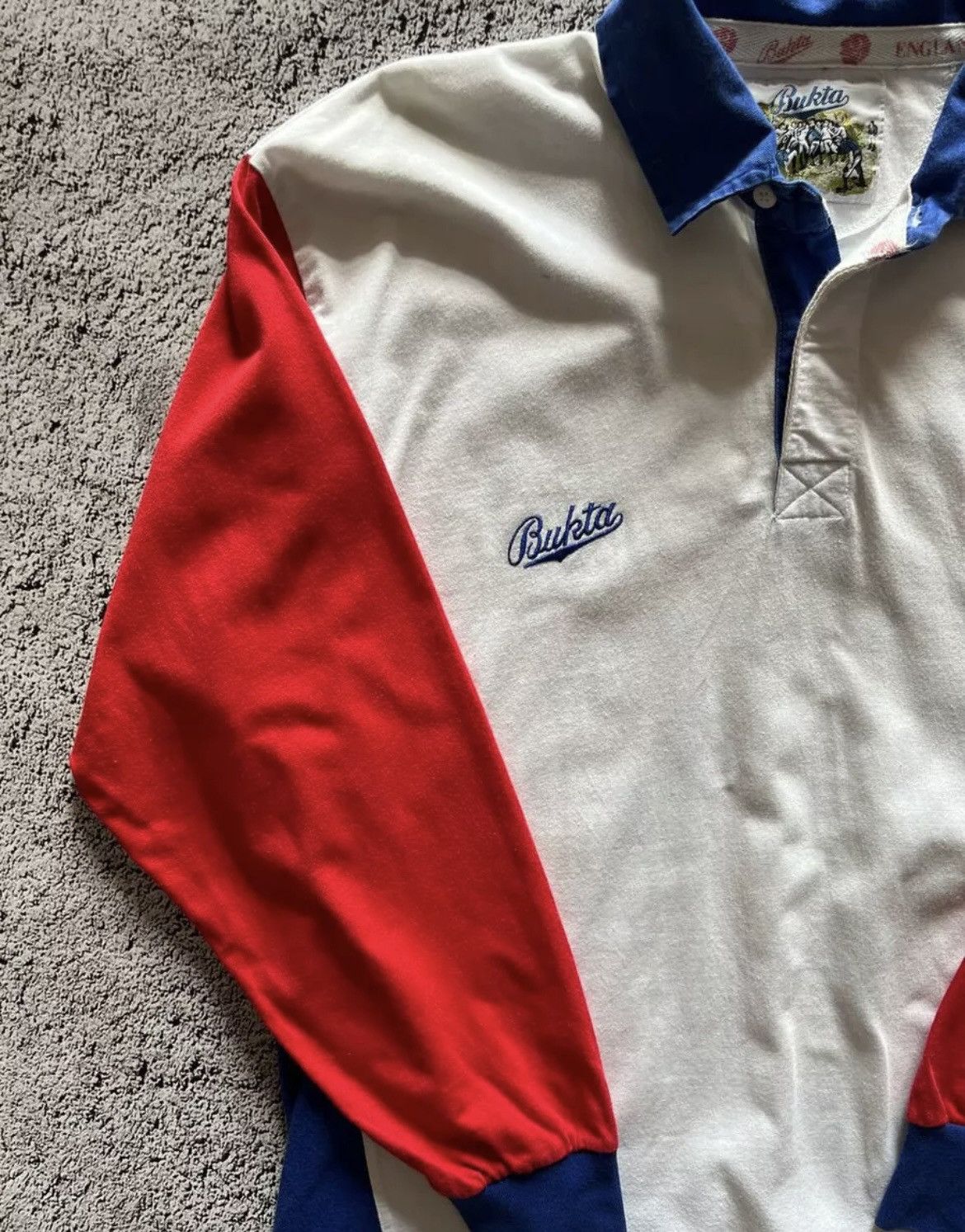 Vintage Vintage England Rugby Union Jersey Bukta Rare Shirt Men's Size US XL / EU 56 / 4 - 3 Thumbnail