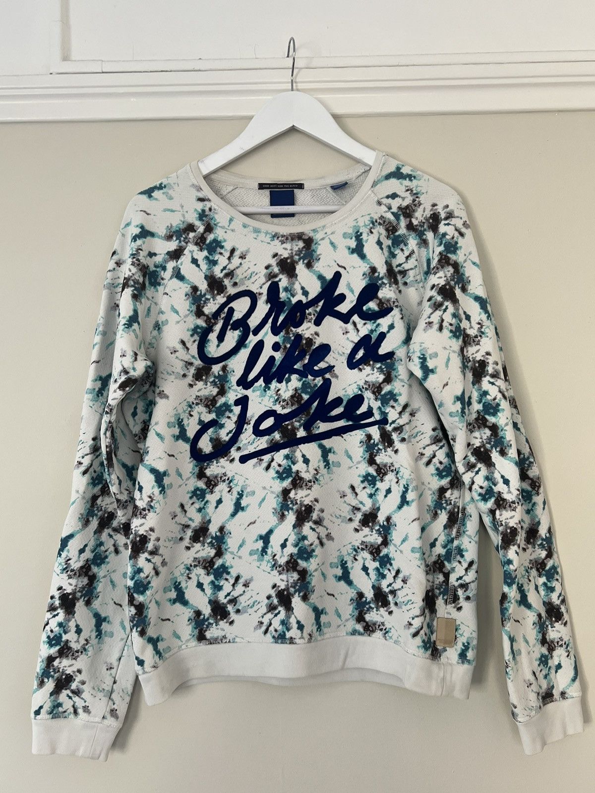 Scotch & Soda Broke like a Joke Abstract Pattern Sweater Size US M / EU 48-50 / 2 - 1 Thumbnail