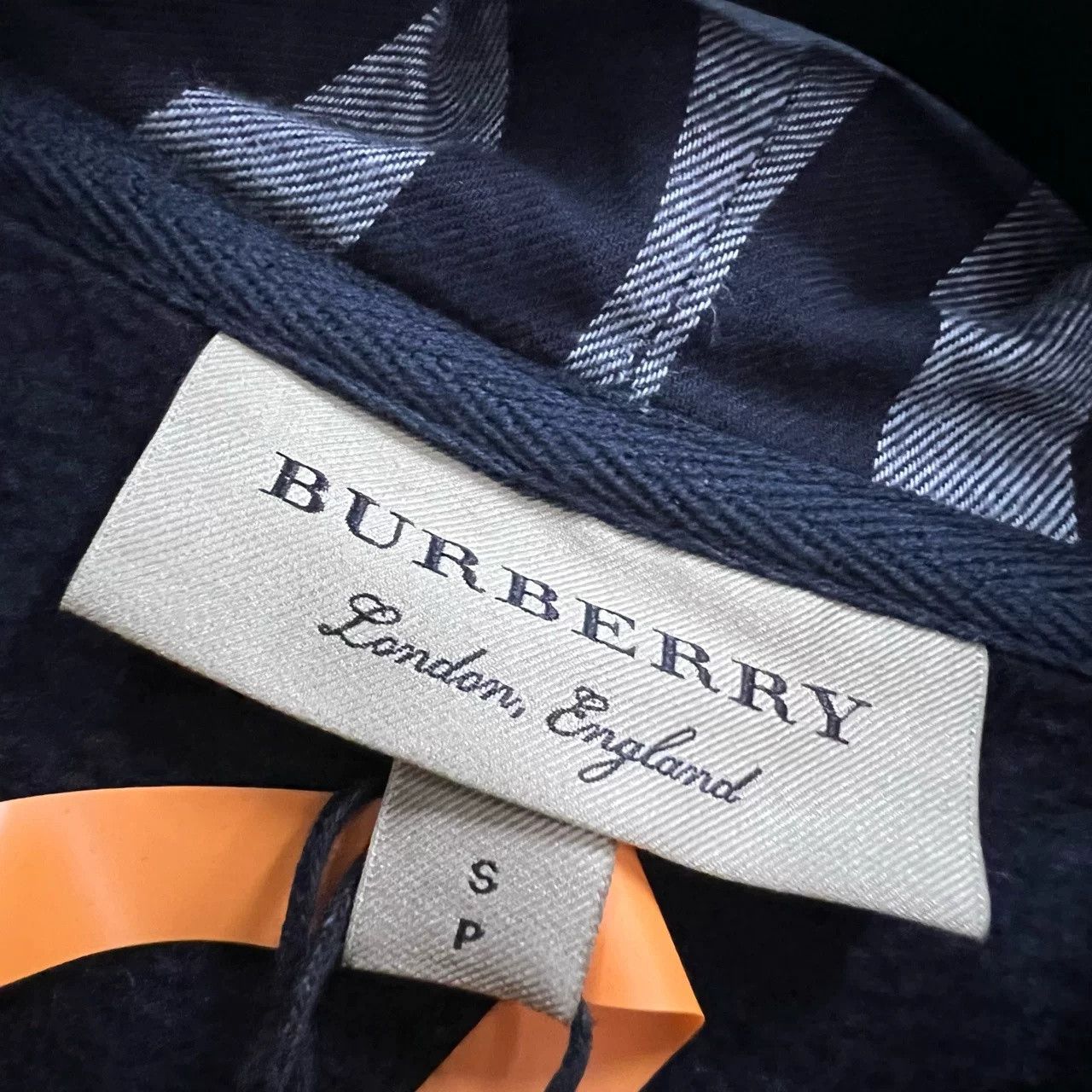 Burberry Burberry Navy Zip Hoodie Size US S / EU 44-46 / 1 - 4 Thumbnail