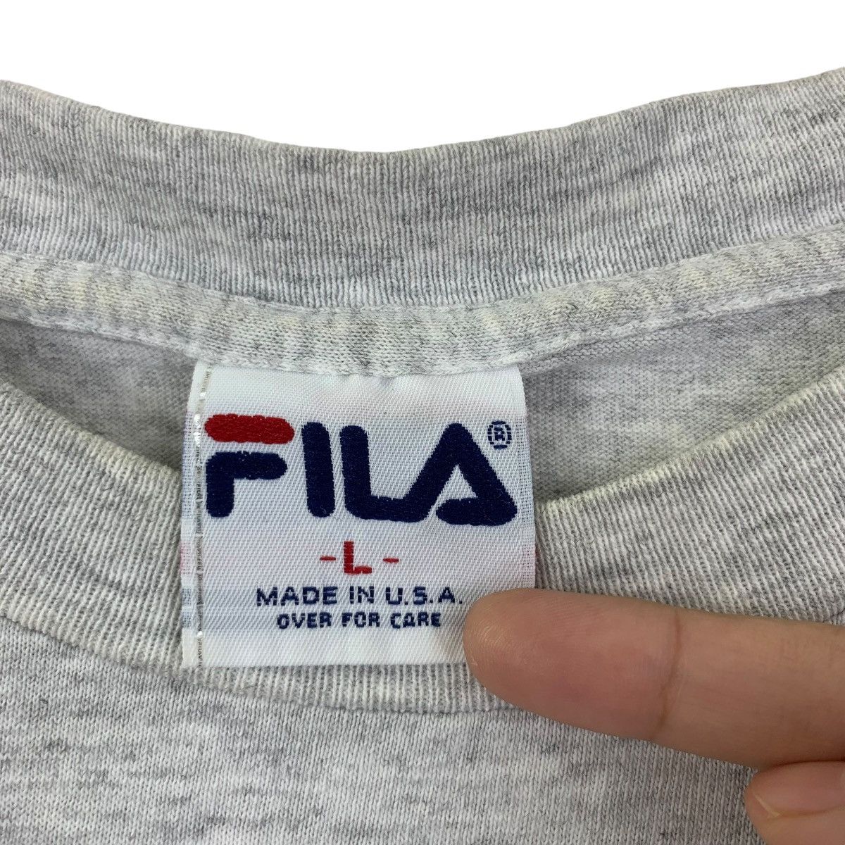 Fila Vintage 90’ FILA SPORTSWEAR Made In USA Baggy Tee Shirt Size L / US 10 / IT 46 - 5 Thumbnail