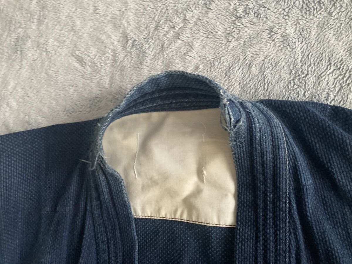 Vintage Distressed Denim Kimono Size US L / EU 52-54 / 3 - 3 Thumbnail