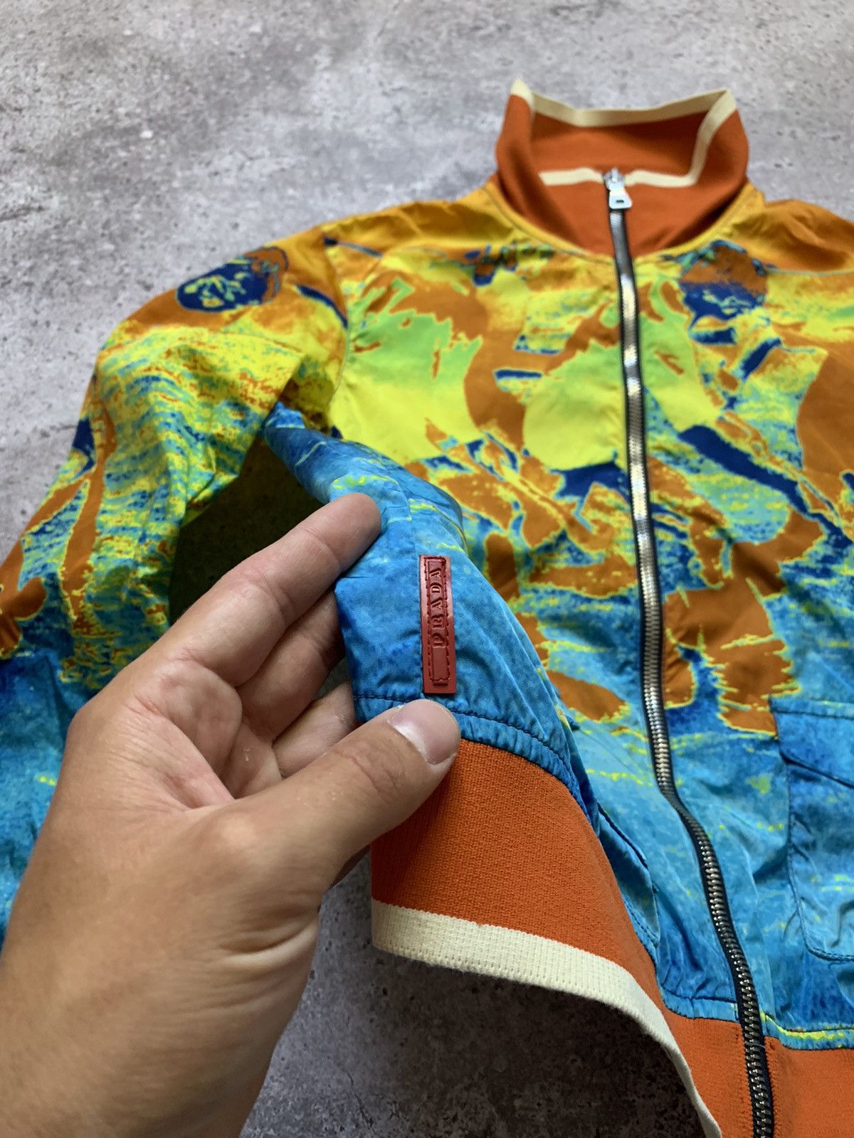 Prada Prada Olympic Line - "Acid Hockey" Track Jacket Size S / US 4 / IT 40 - 2 Thumbnail