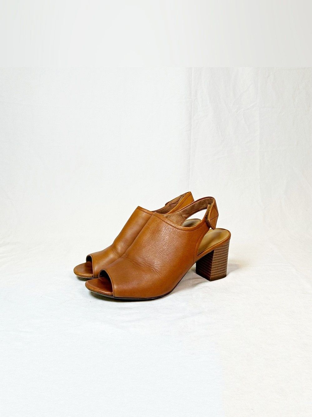 Clarks Clarks Deva Jayleen English Tan Leather Slingback Sandals Size US 9.5 / IT 39.5 - 1 Thumbnail
