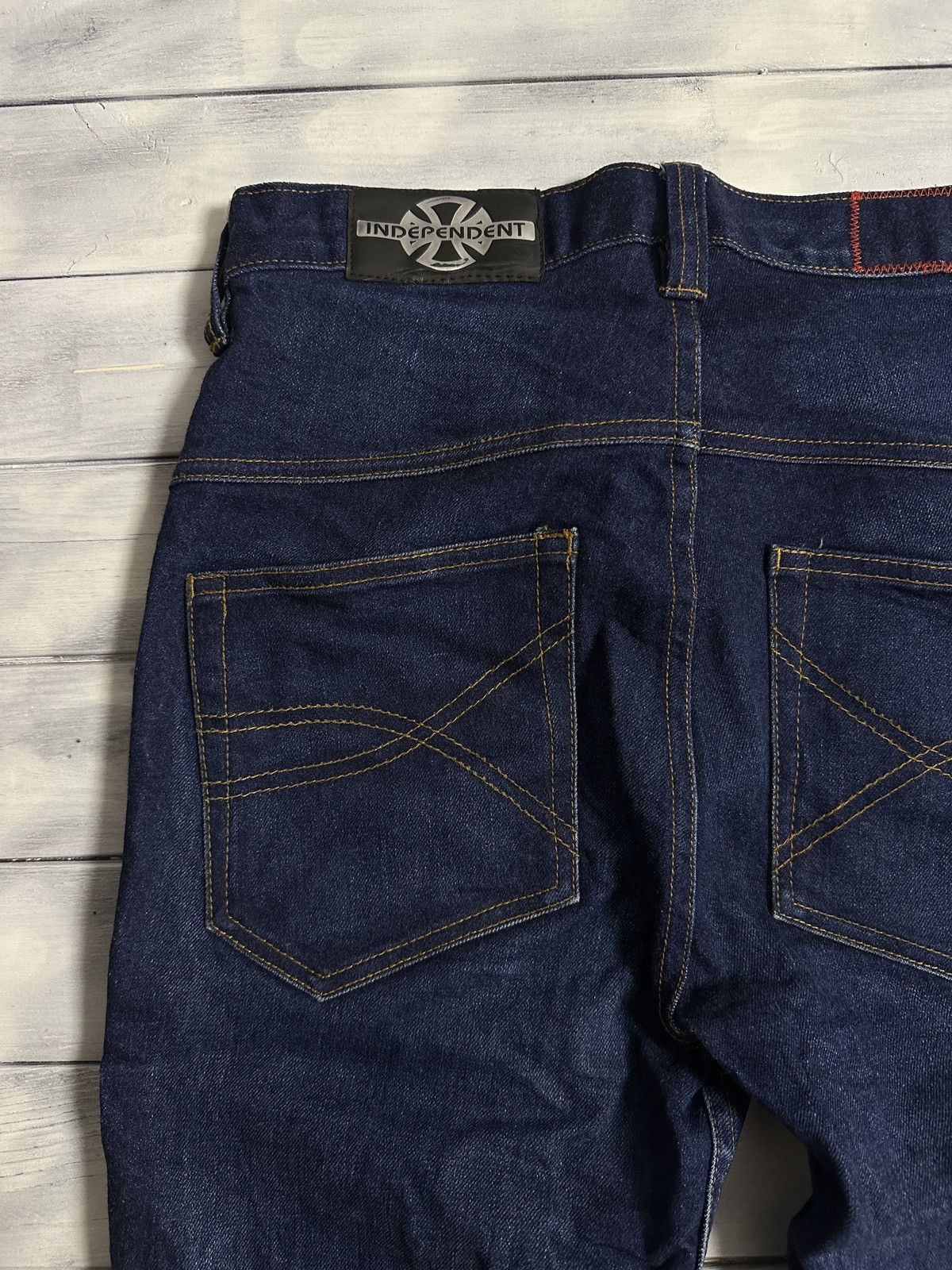 Independent Truck Co. Rare Jeans Independent Japan Y2K Style. Size US 30 / EU 46 - 4 Thumbnail