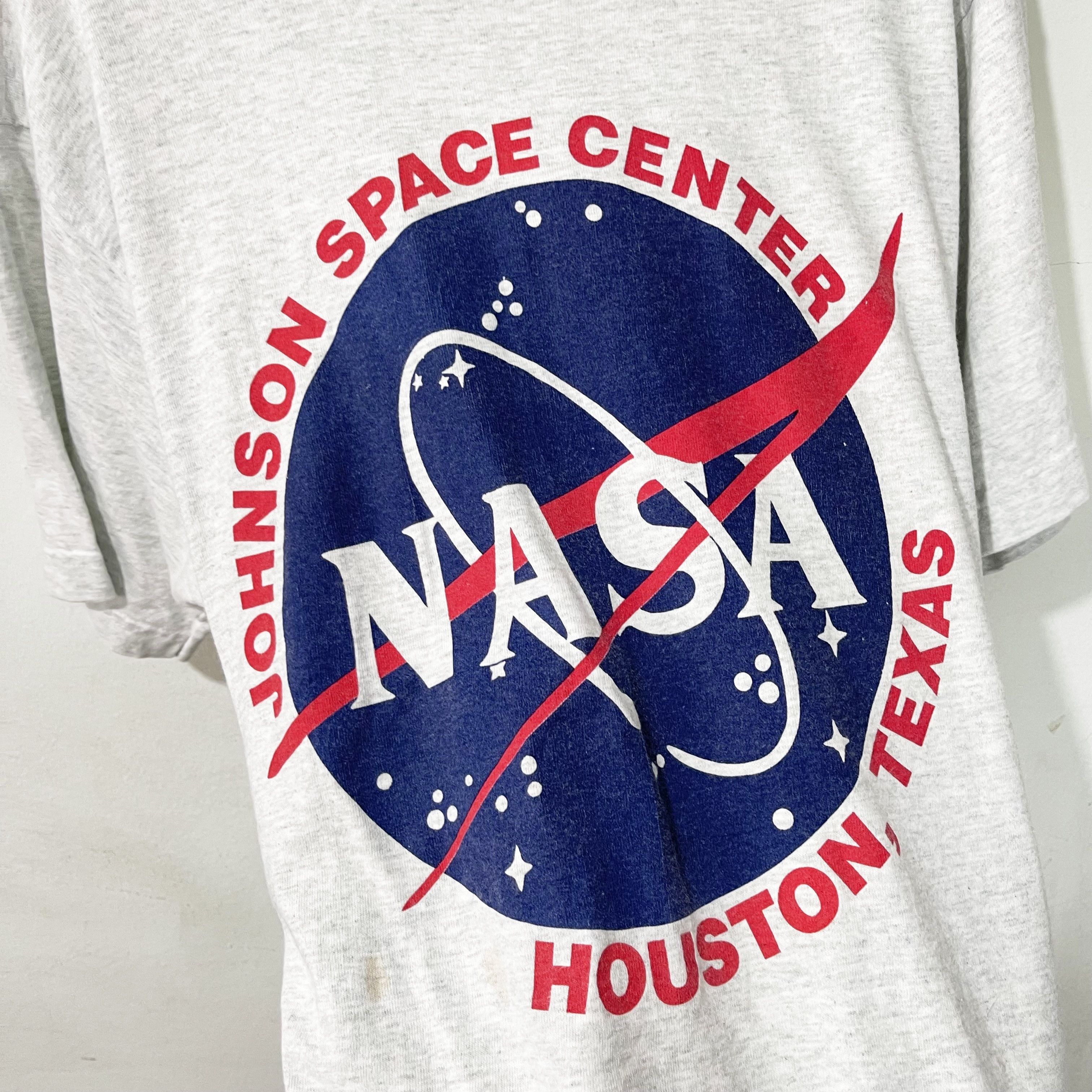 Vintage Vintage 90s NASA Johnson Space Center T-Shirt Size US L / EU 52-54 / 3 - 2 Thumbnail
