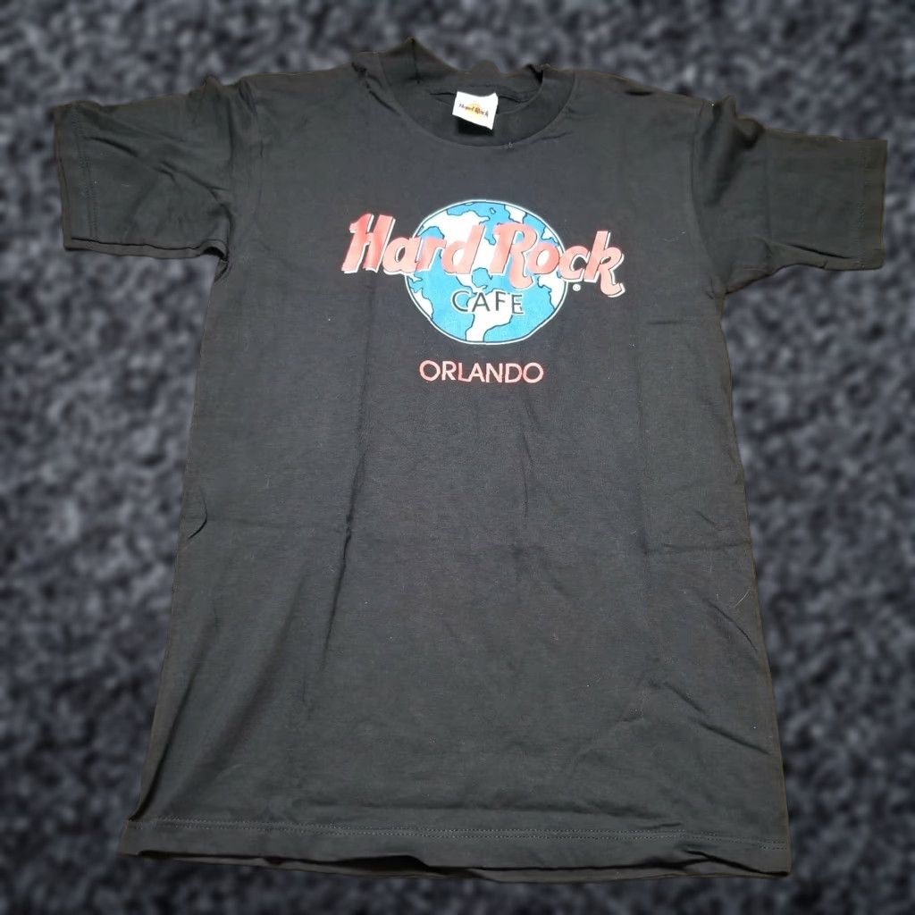Hard Rock Cafe VINTAGE Hard Rock Cafe Orlando A T Shirt Mens S US Made In USA Crew Neck Short Sleeve Black Rock 90s Size US S / EU 44-46 / 1 - 1 Thumbnail