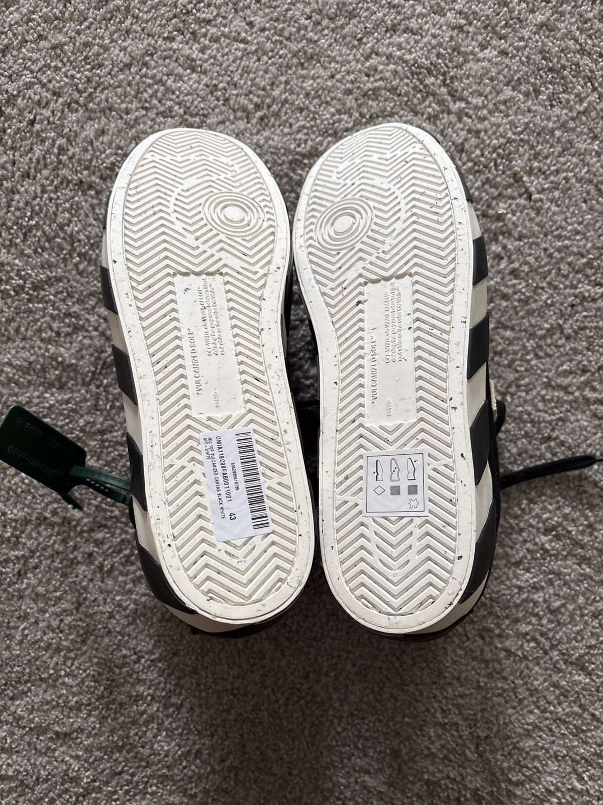 Off-White Off-White Mid Top Vulcs Size US 10 / EU 43 - 5 Thumbnail