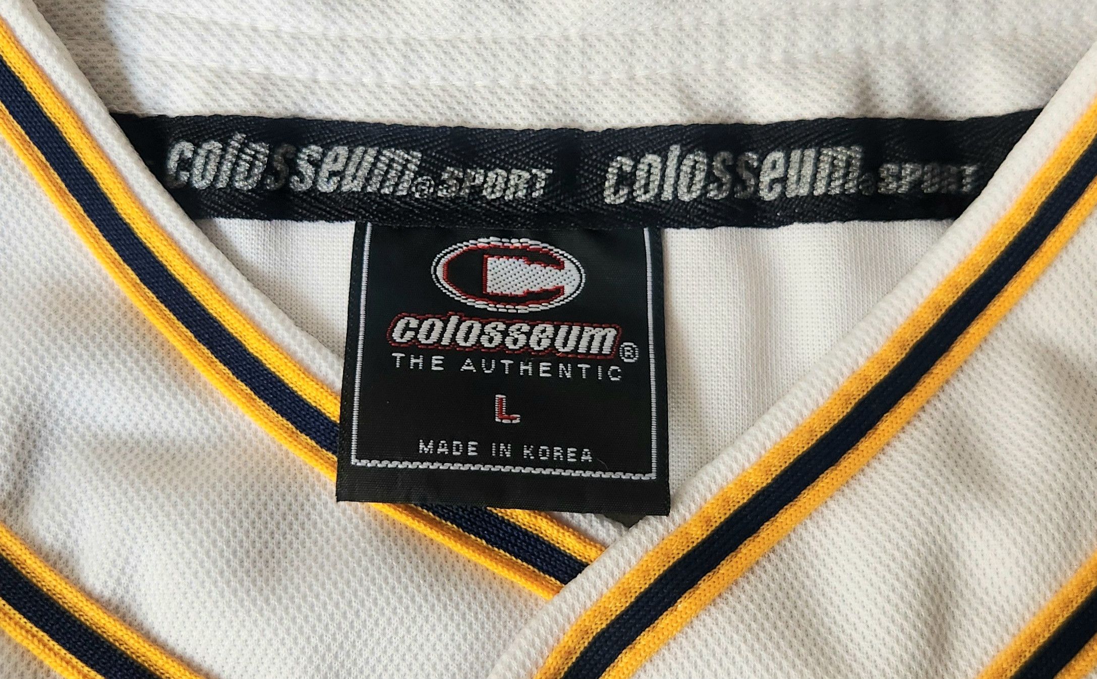 Colosseum Athletics Cal Golden Bears Jersey Home Baseball Colosseum NCAA 90s Size US L / EU 52-54 / 3 - 8 Thumbnail
