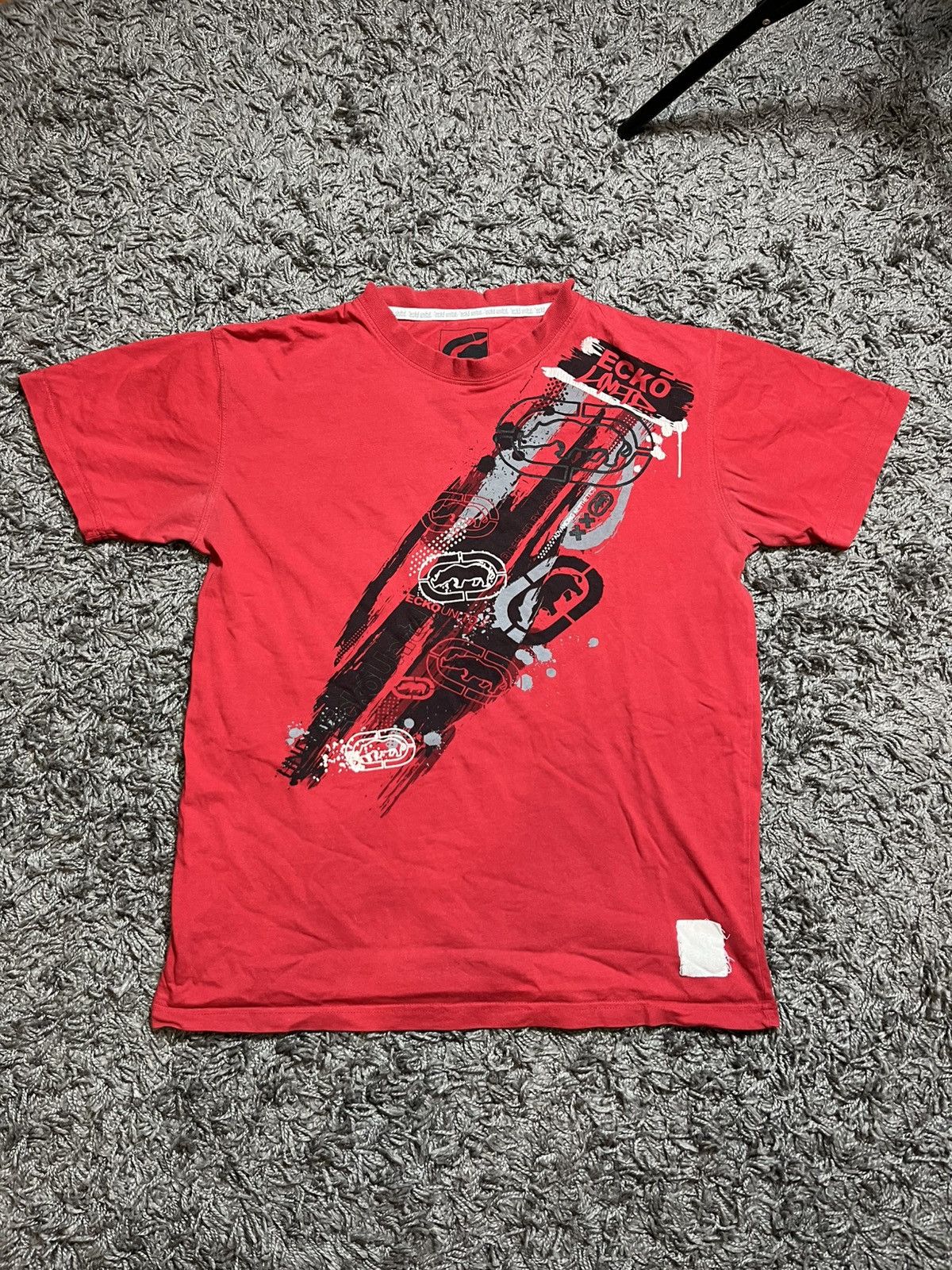 Ecko Unltd. × Vintage ECKO UNLMTD VINTAGE Y2K SKATEBOARD PRINTED RED T-SHIRT Size US M / EU 48-50 / 2 - 1 Thumbnail