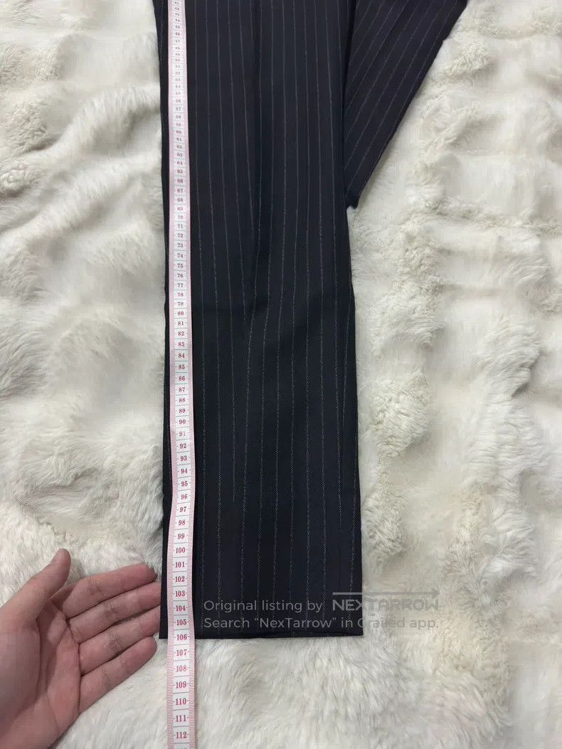 Saint Laurent Paris Saint Laurent Paris Wool Slim Fit Trousers Size US 32 / EU 48 - 9 Thumbnail