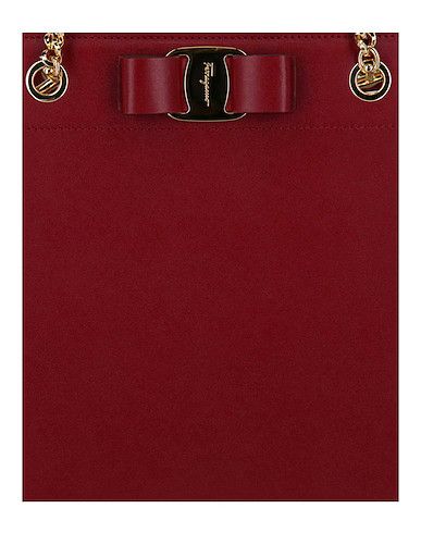 Salvatore Ferragamo o1s1rm1124 Size: OS / Vara Bow Leather Tote Bag in Carmine Size ONE SIZE - 3 Thumbnail