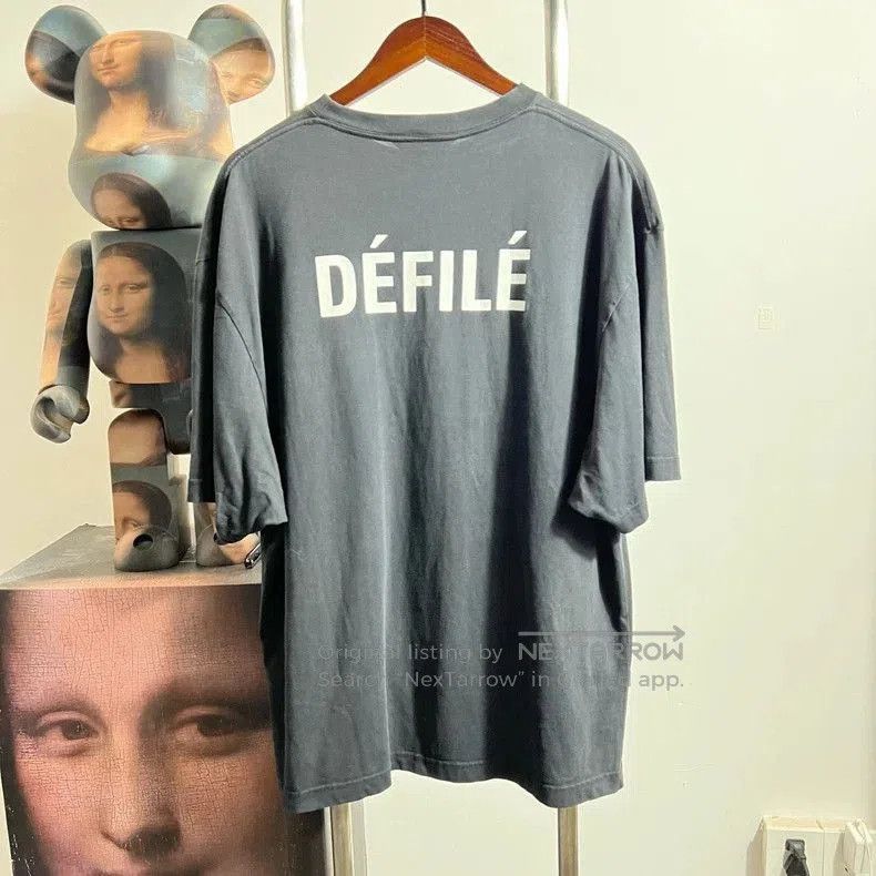 Balenciaga Balenciaga Printed Logo Short Sleeve Tee. Size US XS / EU 42 / 0 - 2 Thumbnail