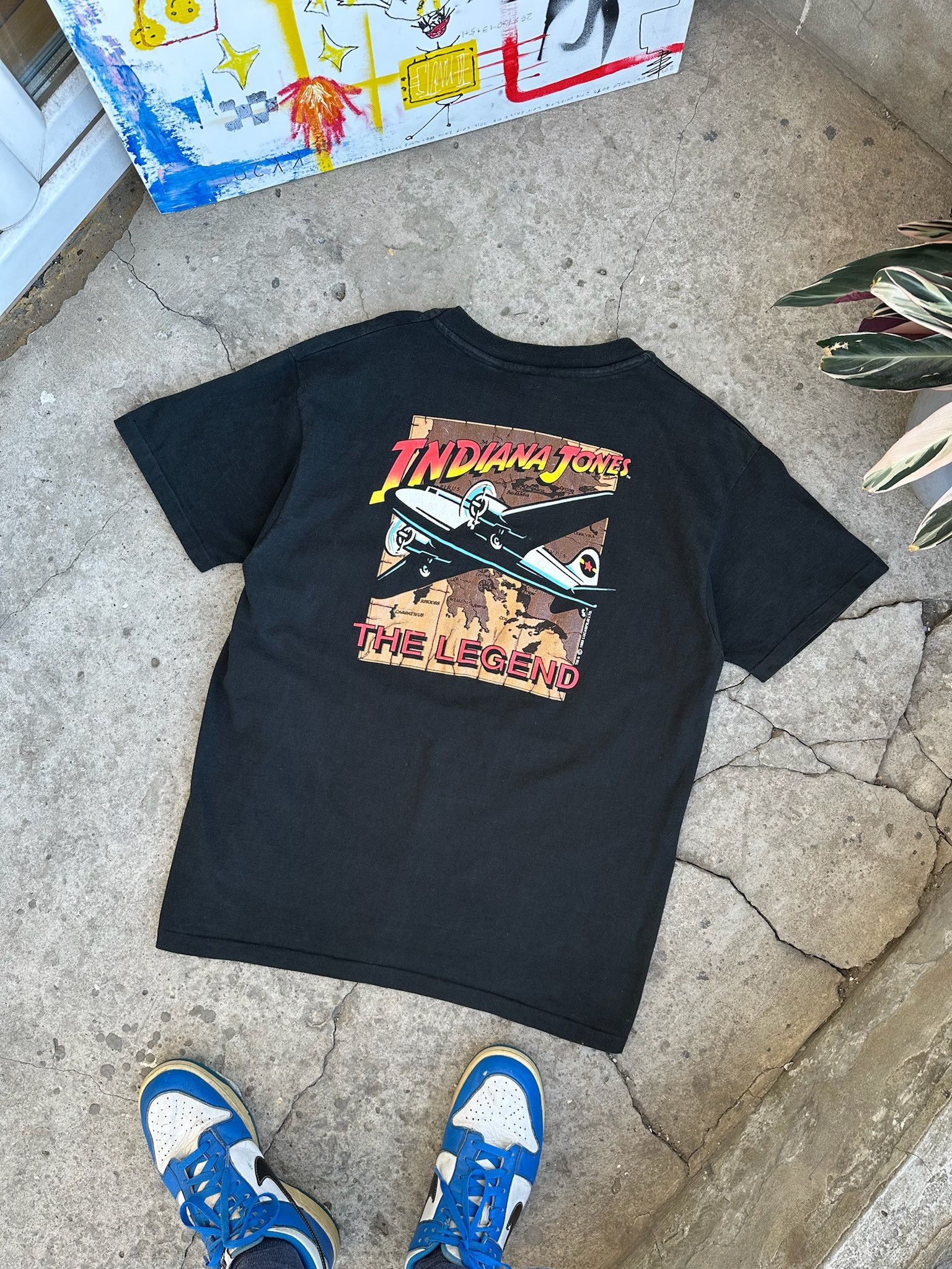 Hanes vintage indiana jones and the last crusade 80s tshirt Size US XL / EU 56 / 4 - 1 Thumbnail