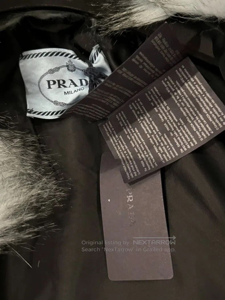 Prada Prada Haze Blue Fur jacket . Size US S / EU 44-46 / 1 - 4 Thumbnail