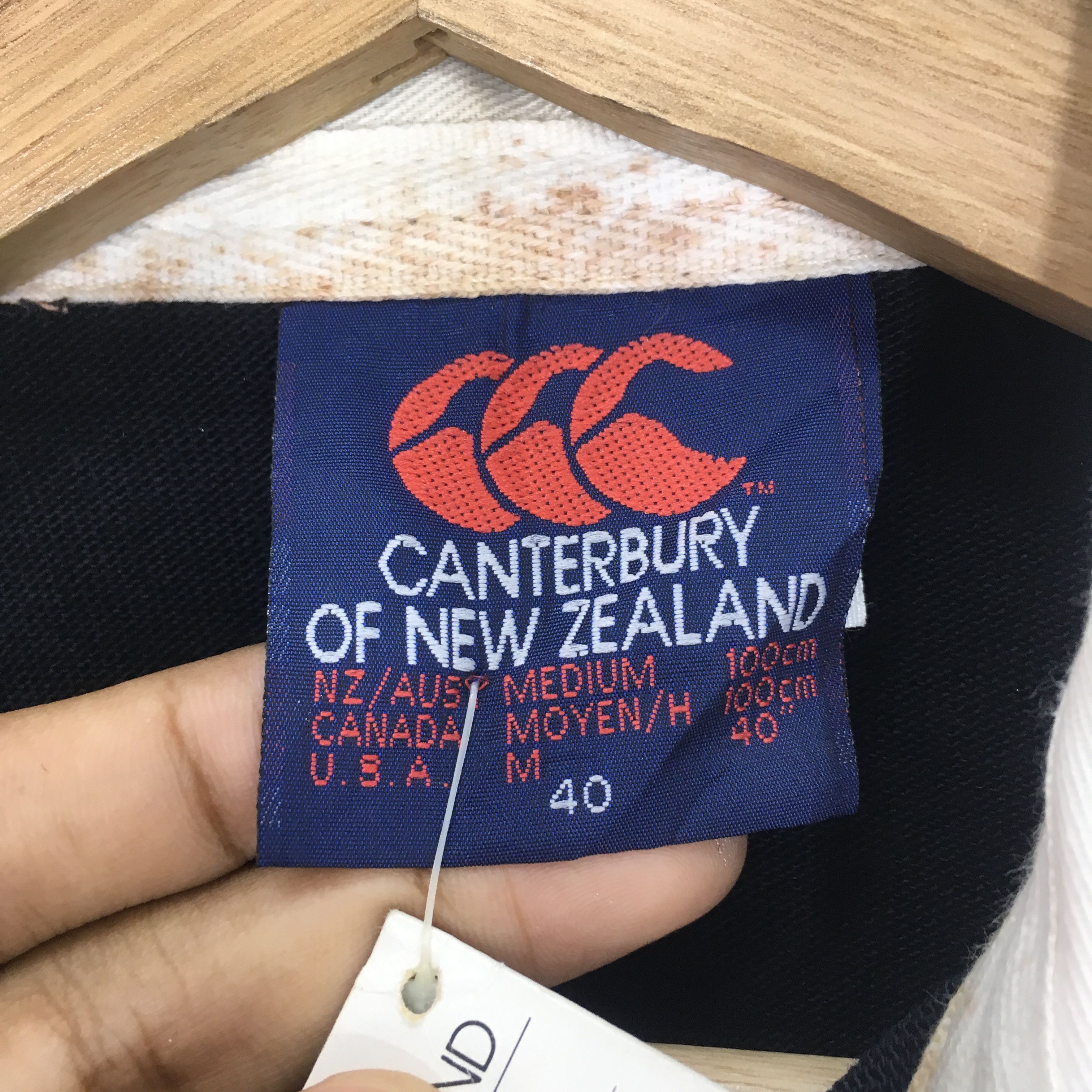 Canterbury of New Zealand Vintage 90's Canterbury Of New Zealand All Black Polo Size US M / EU 48-50 / 2 - 15 Thumbnail