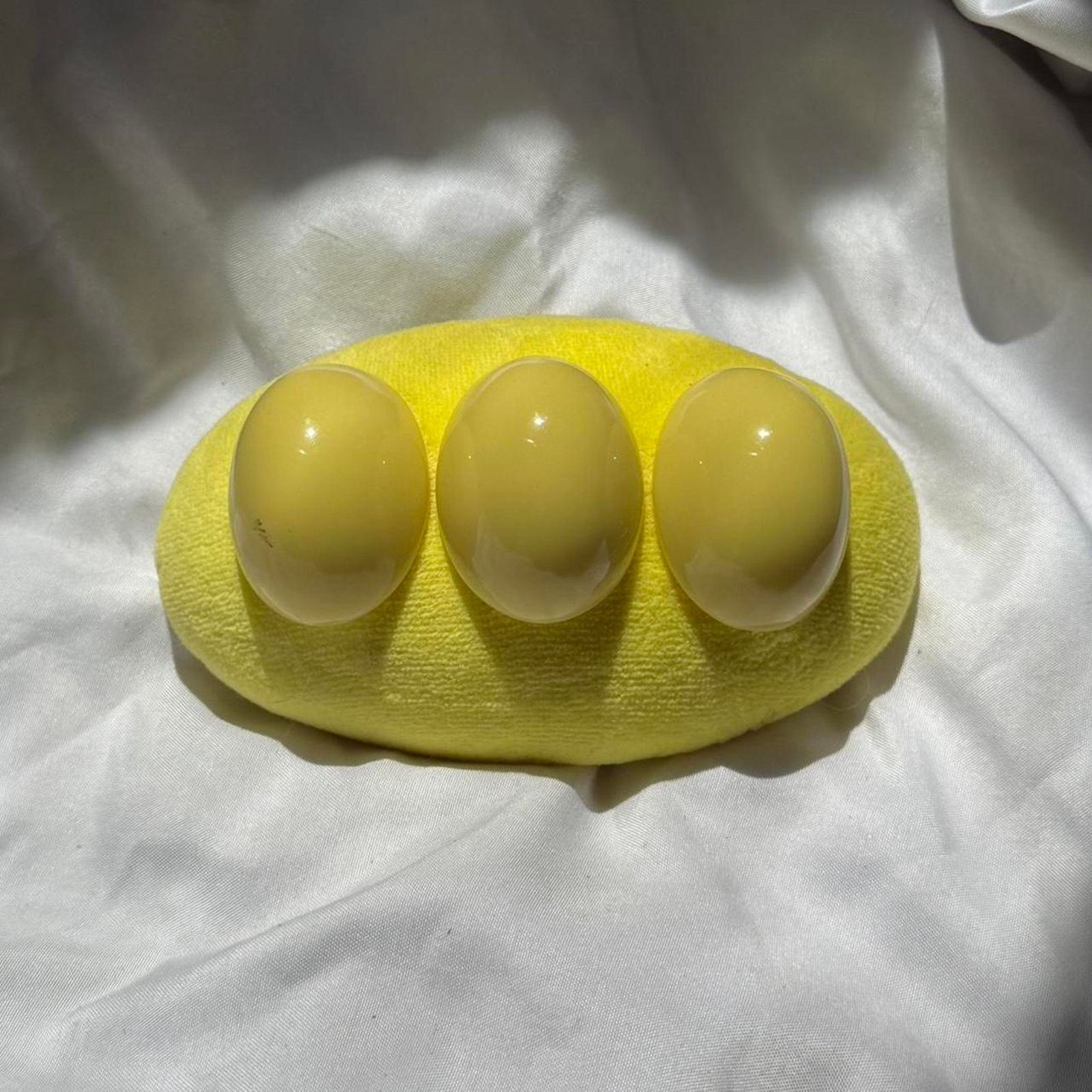 Handmade Yellow Dome Barrette 🍋 by Julietta Size ONE SIZE - 1 Thumbnail