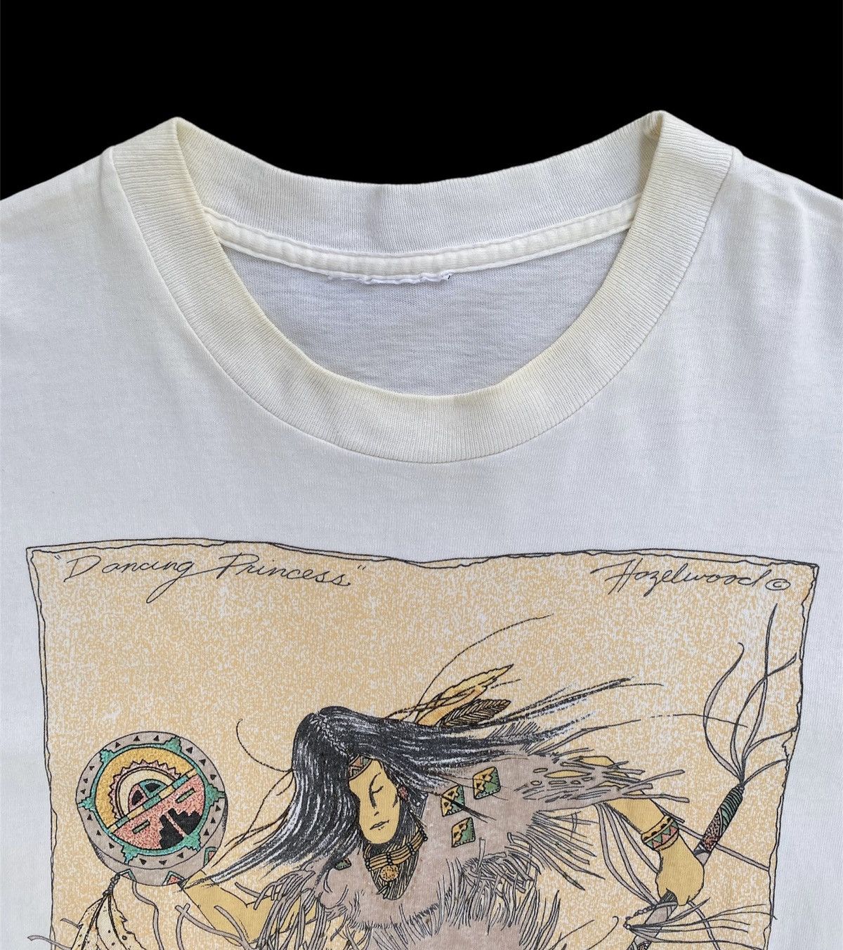 Vintage Rare🔥Vintage Hazelwood Dancing Princess Art Tee Size US M / EU 48-50 / 2 - 7 Thumbnail