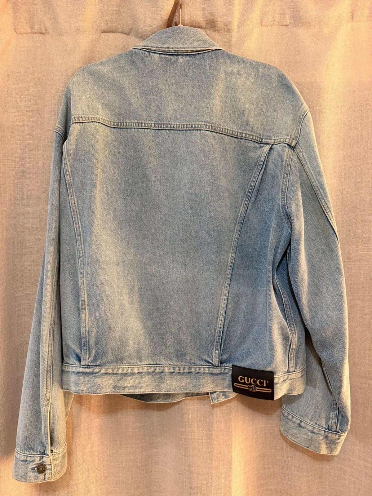 Gucci Gucci Oversized Blue Denim Jacket Size US L / EU 52-54 / 3 - 2 Thumbnail