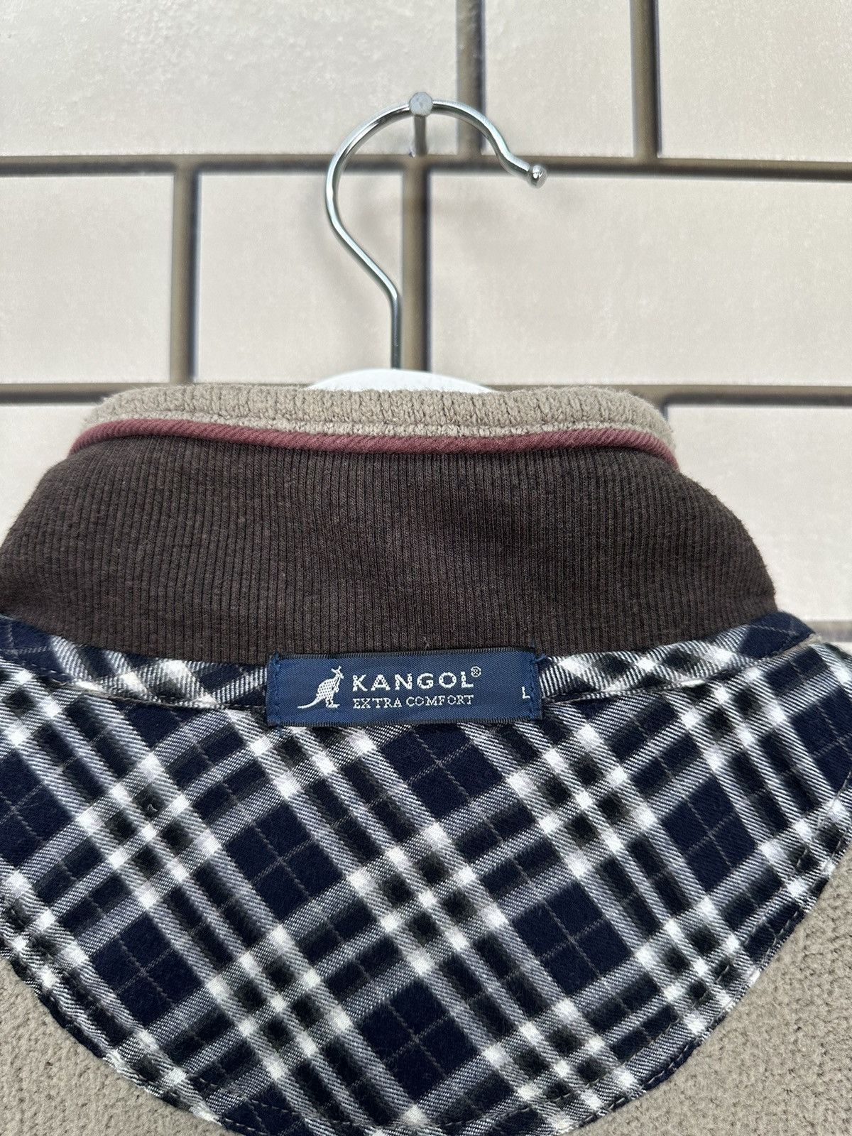 Kangol × Vintage Vintage Kangol Half Zipper Jacket Size US L / EU 52-54 / 3 - 12 Thumbnail