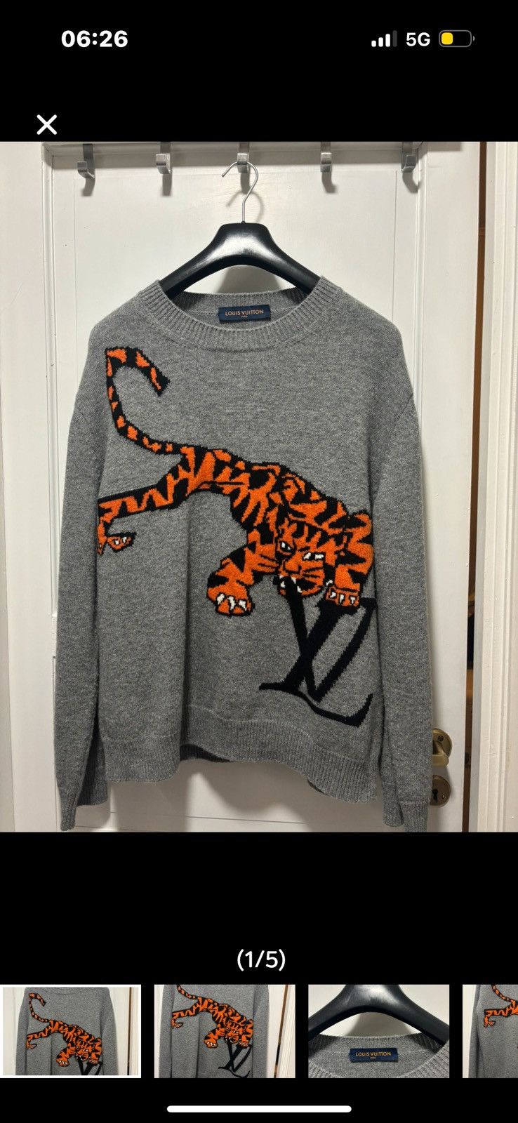 Louis Vuitton Lv tiger sweater Size US M / EU 48-50 / 2 - 1 Thumbnail